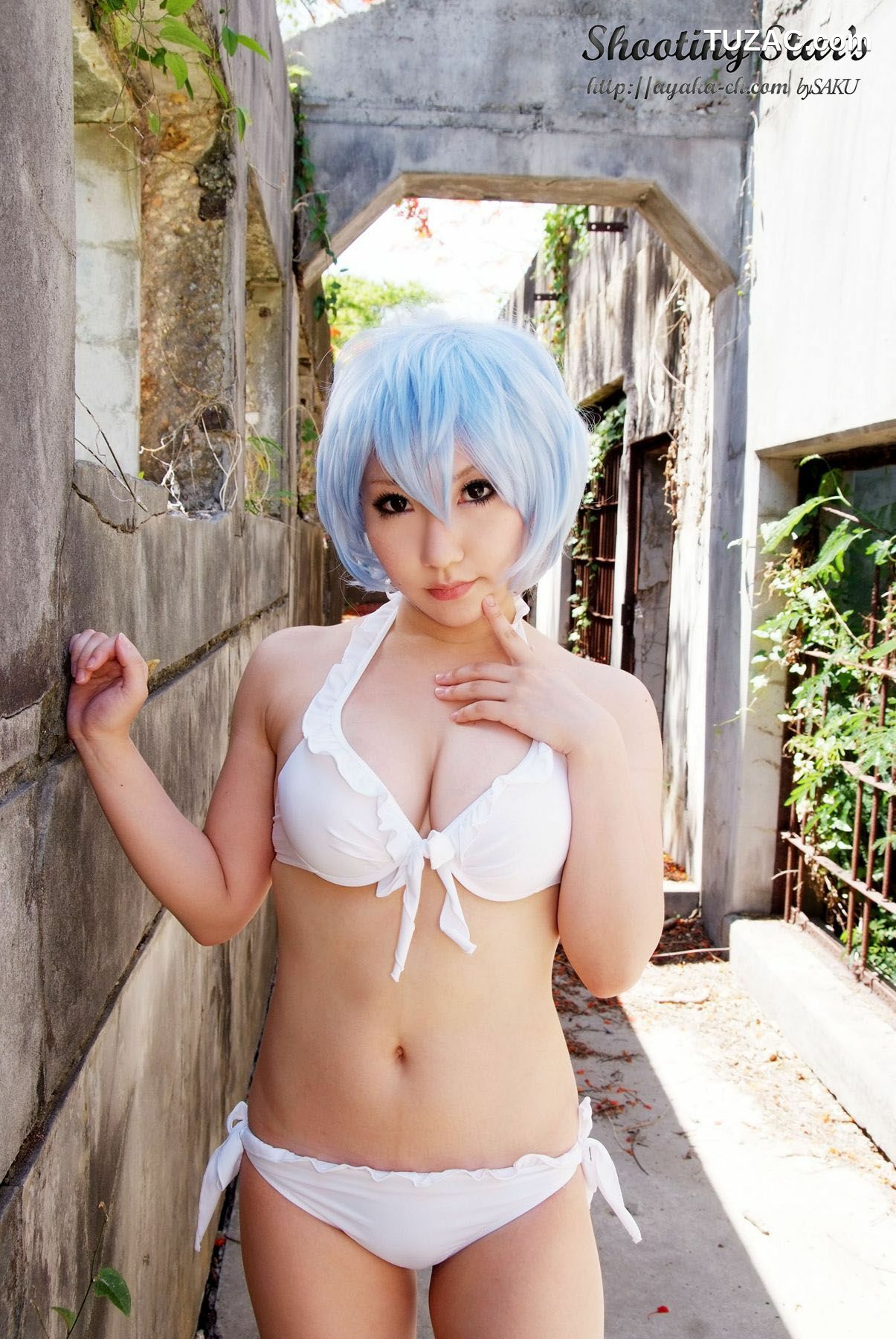 日本CosPlay_绫香 (Saku サク) 《新世紀エヴァンゲリオン》Rei Ayanami 写真集