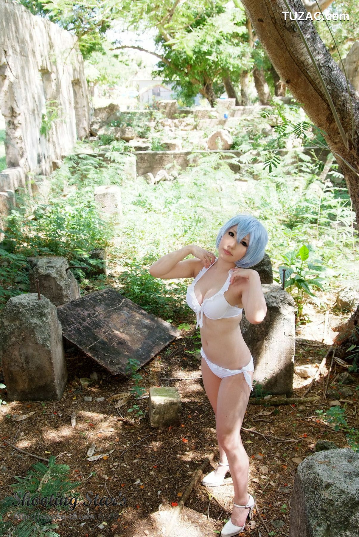 日本CosPlay_绫香 (Saku サク) 《新世紀エヴァンゲリオン》Rei Ayanami 写真集