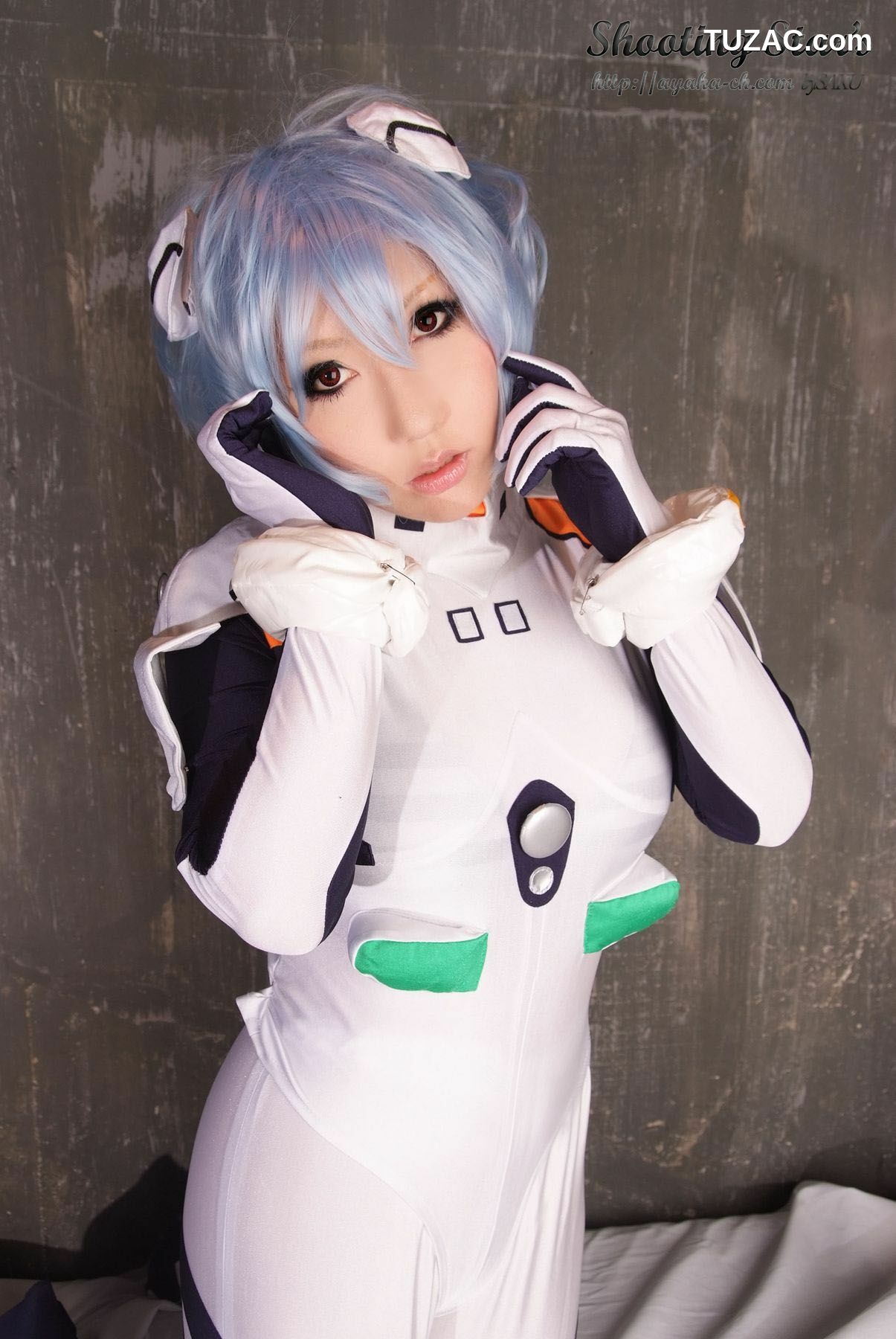 日本CosPlay_绫香 (Saku サク) 《新世紀エヴァンゲリオン》Rei Ayanami 写真集