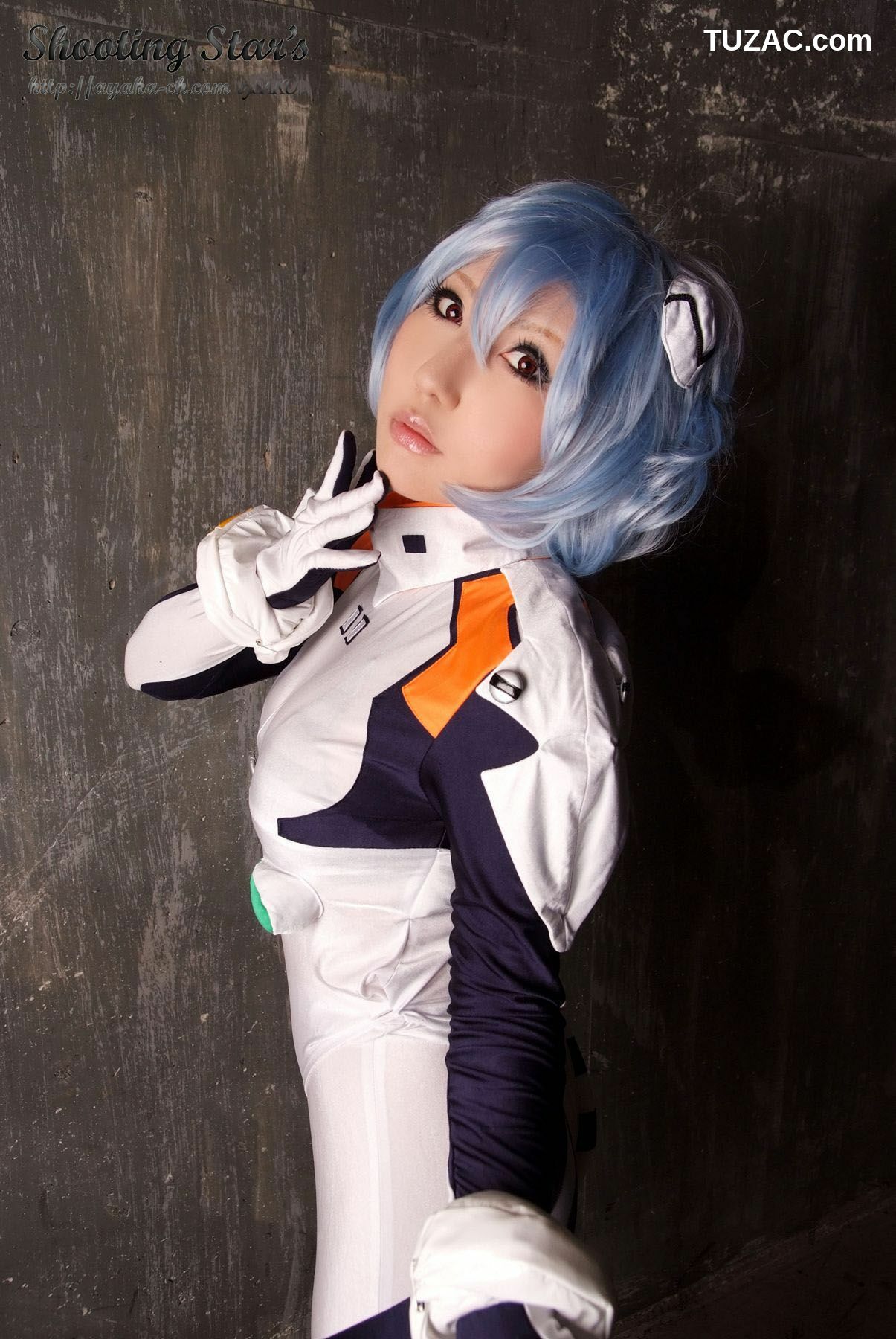 日本CosPlay_绫香 (Saku サク) 《新世紀エヴァンゲリオン》Rei Ayanami 写真集