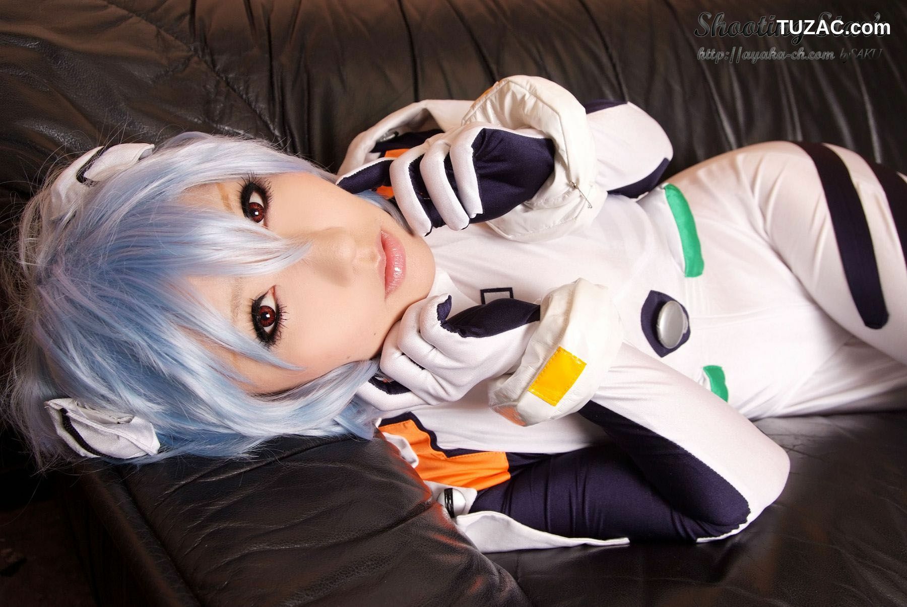 日本CosPlay_绫香 (Saku サク) 《新世紀エヴァンゲリオン》Rei Ayanami 写真集