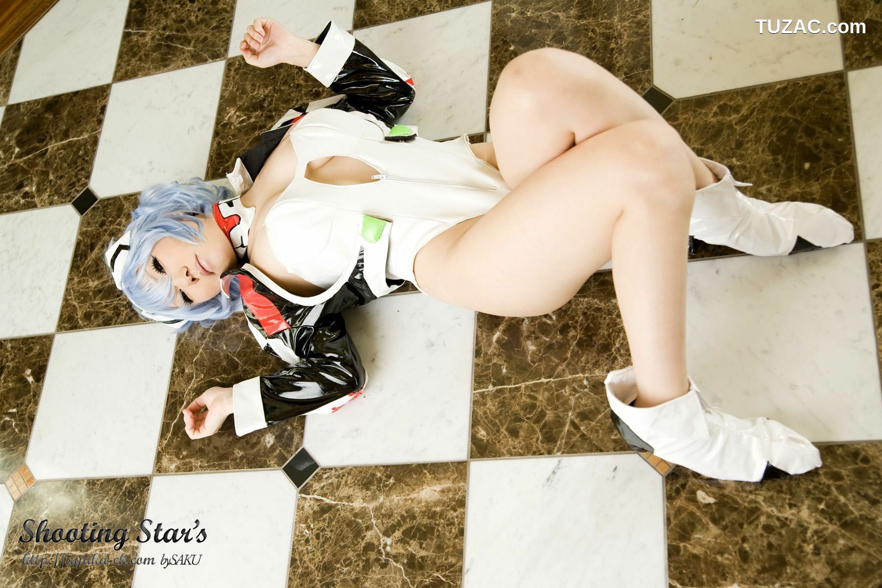 日本CosPlay_绫香 (Saku サク) 《新世紀エヴァンゲリオン》Rei Ayanami 写真集