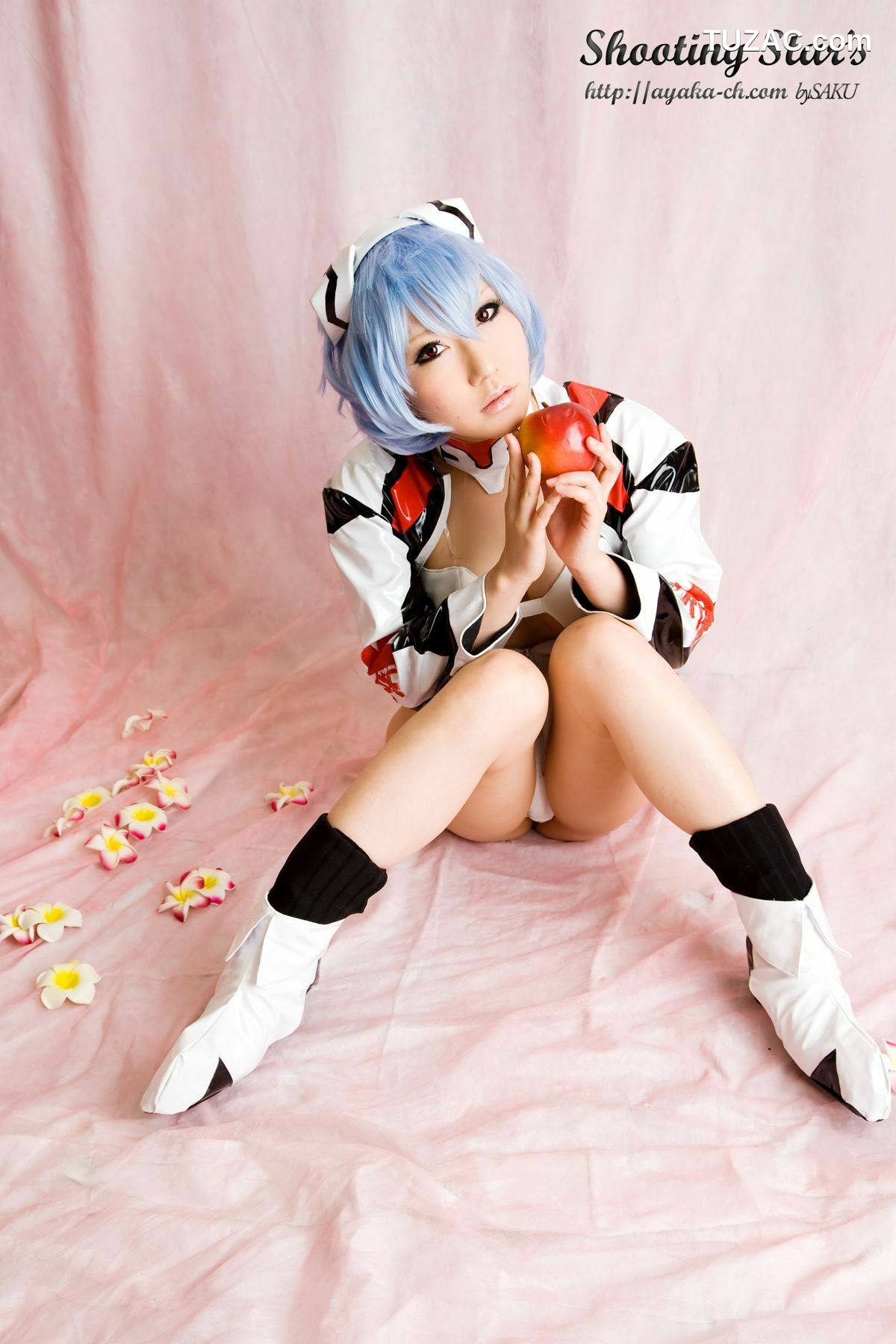 日本CosPlay_绫香 (Saku サク) 《新世紀エヴァンゲリオン》Rei Ayanami 写真集