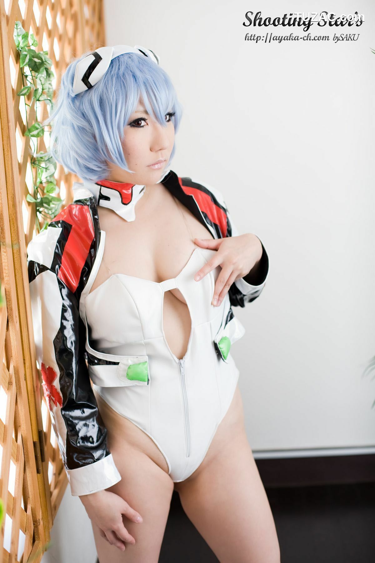 日本CosPlay_绫香 (Saku サク) 《新世紀エヴァンゲリオン》Rei Ayanami 写真集