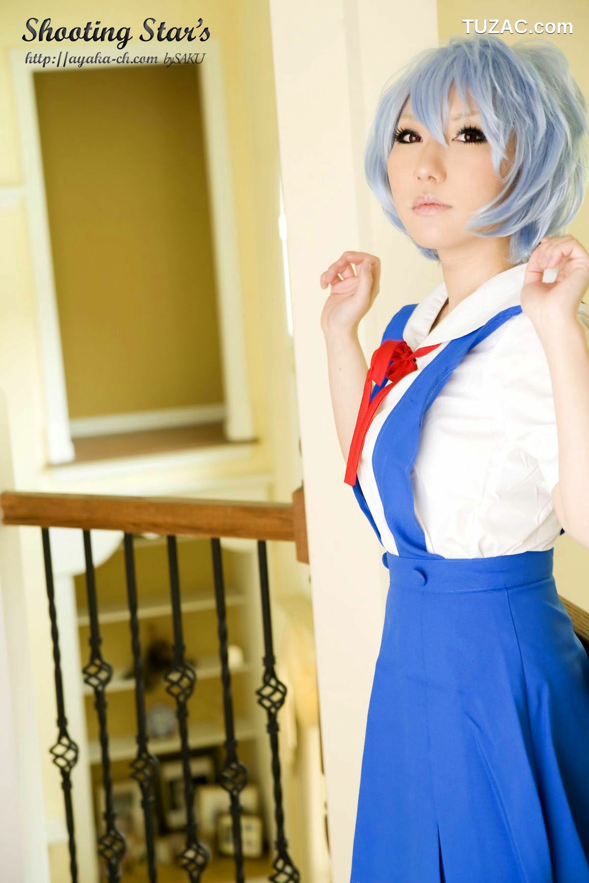 日本CosPlay_绫香 (Saku サク) 《新世紀エヴァンゲリオン》Rei Ayanami 写真集