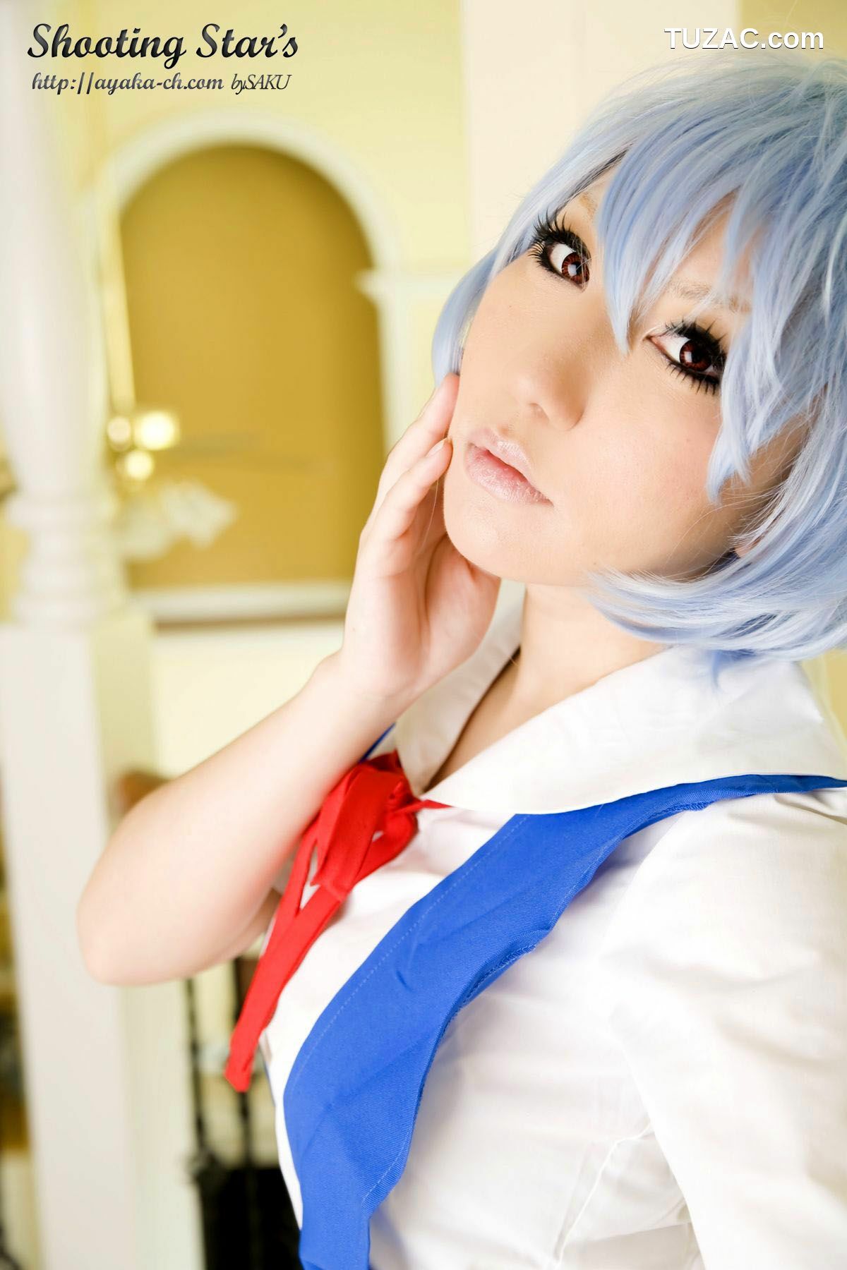 日本CosPlay_绫香 (Saku サク) 《新世紀エヴァンゲリオン》Rei Ayanami 写真集