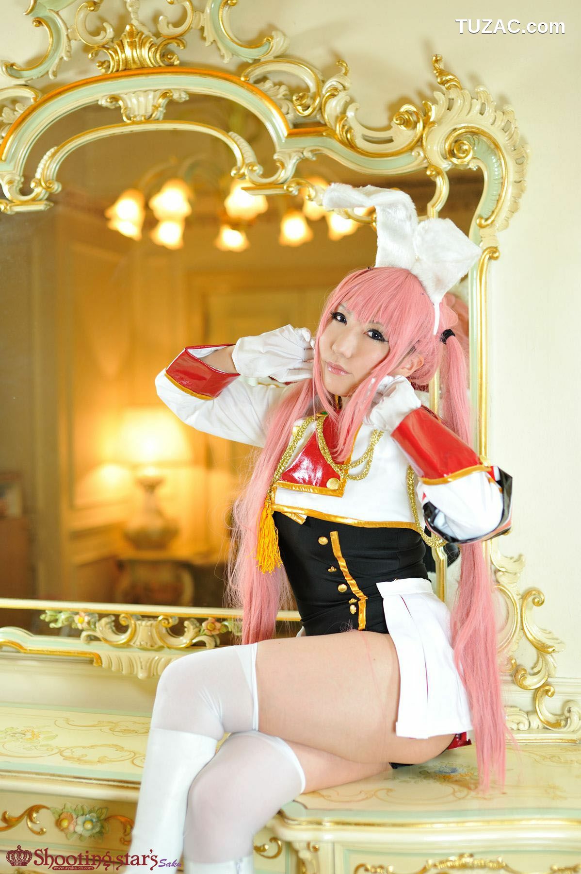 日本CosPlay_绫香 (Saku サク綾香) 《海猫鸣泣之时》谢丝塔45、00、410三姐妹 写真集