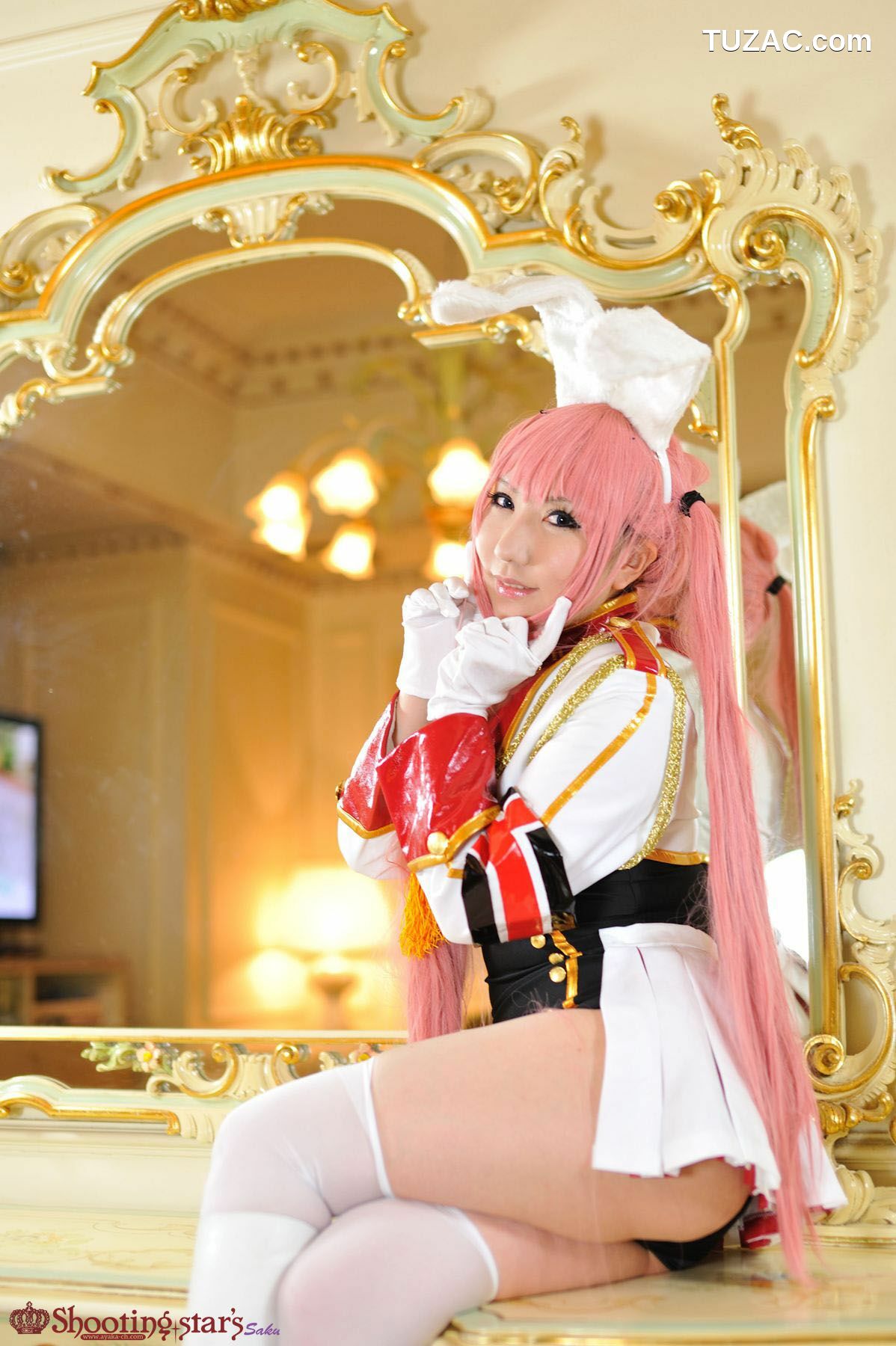 日本CosPlay_绫香 (Saku サク綾香) 《海猫鸣泣之时》谢丝塔45、00、410三姐妹 写真集