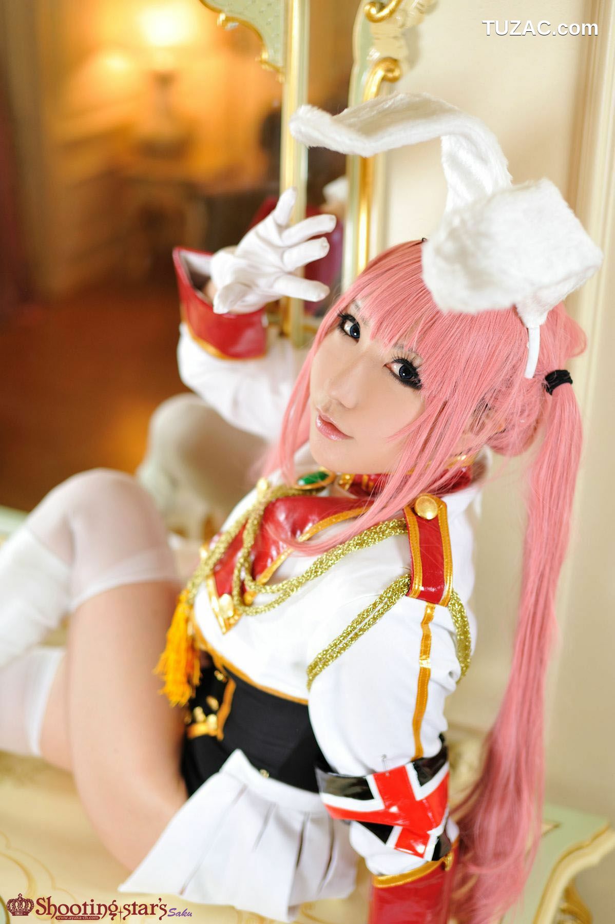 日本CosPlay_绫香 (Saku サク綾香) 《海猫鸣泣之时》谢丝塔45、00、410三姐妹 写真集