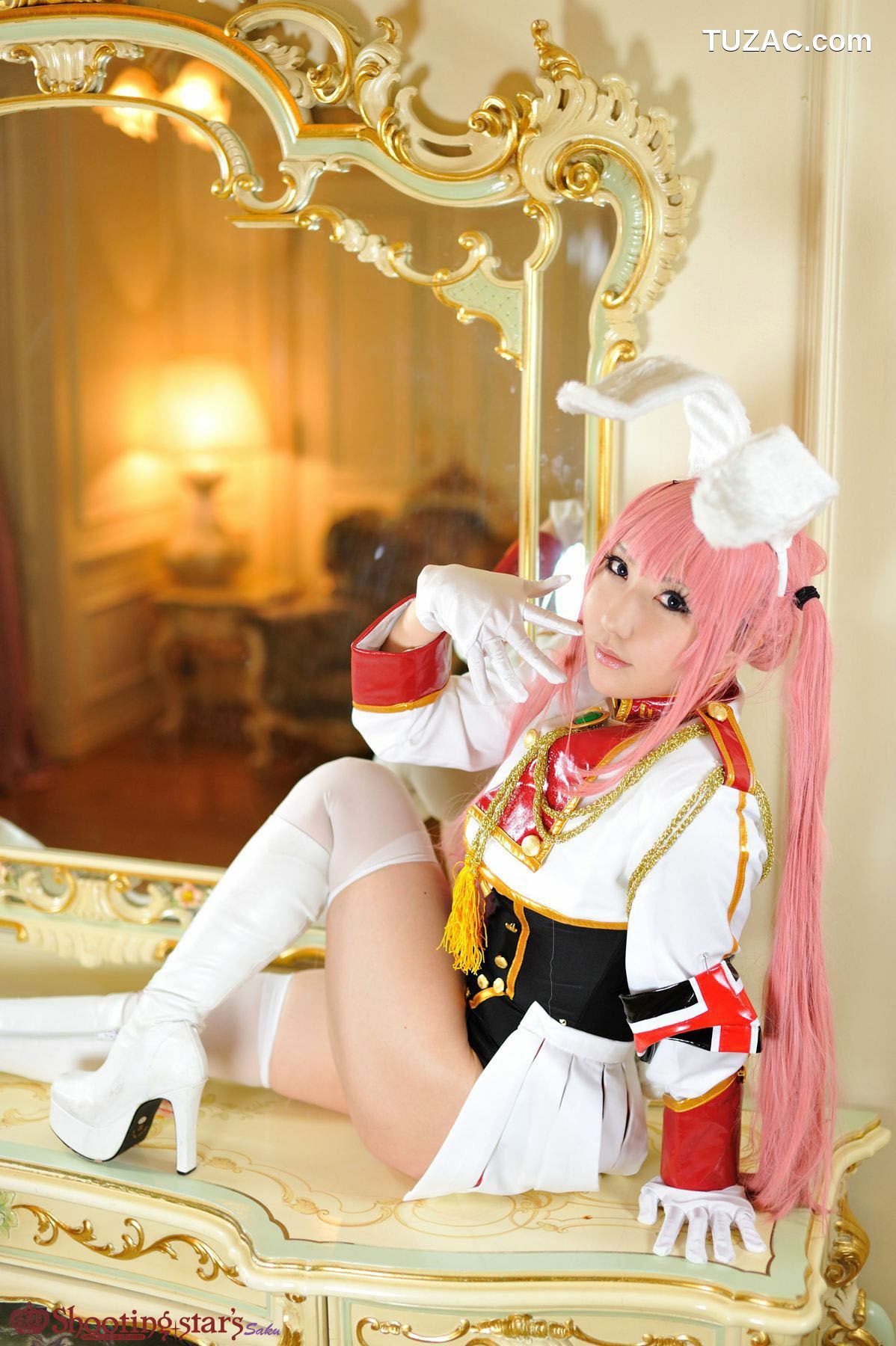 日本CosPlay_绫香 (Saku サク綾香) 《海猫鸣泣之时》谢丝塔45、00、410三姐妹 写真集