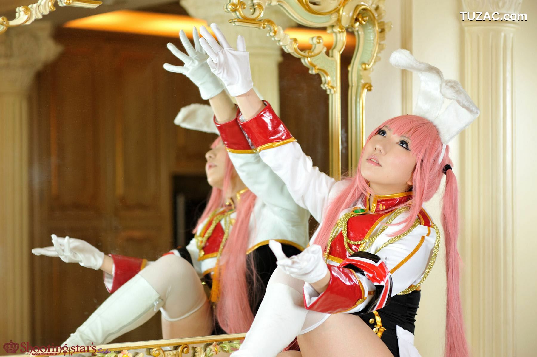 日本CosPlay_绫香 (Saku サク綾香) 《海猫鸣泣之时》谢丝塔45、00、410三姐妹 写真集