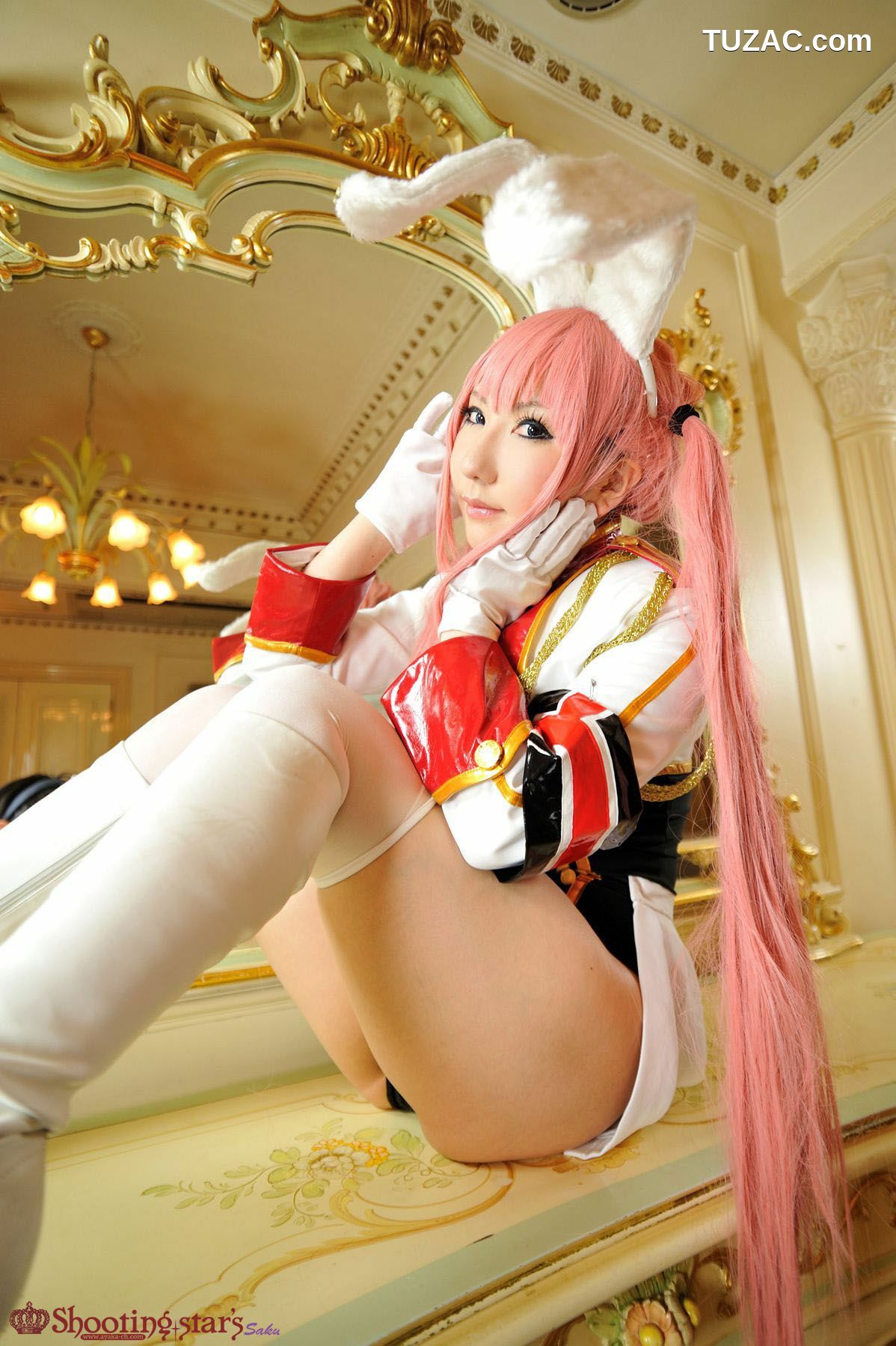 日本CosPlay_绫香 (Saku サク綾香) 《海猫鸣泣之时》谢丝塔45、00、410三姐妹 写真集
