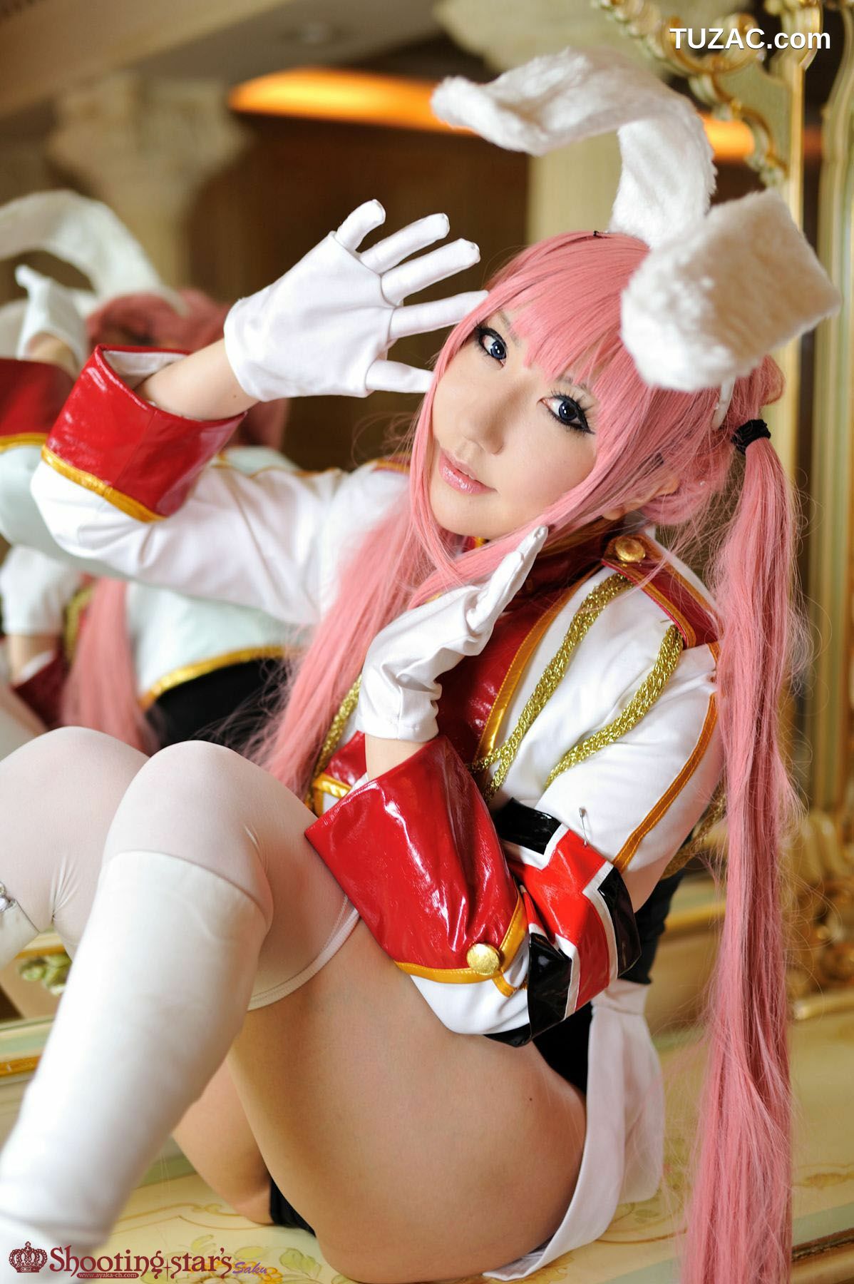 日本CosPlay_绫香 (Saku サク綾香) 《海猫鸣泣之时》谢丝塔45、00、410三姐妹 写真集
