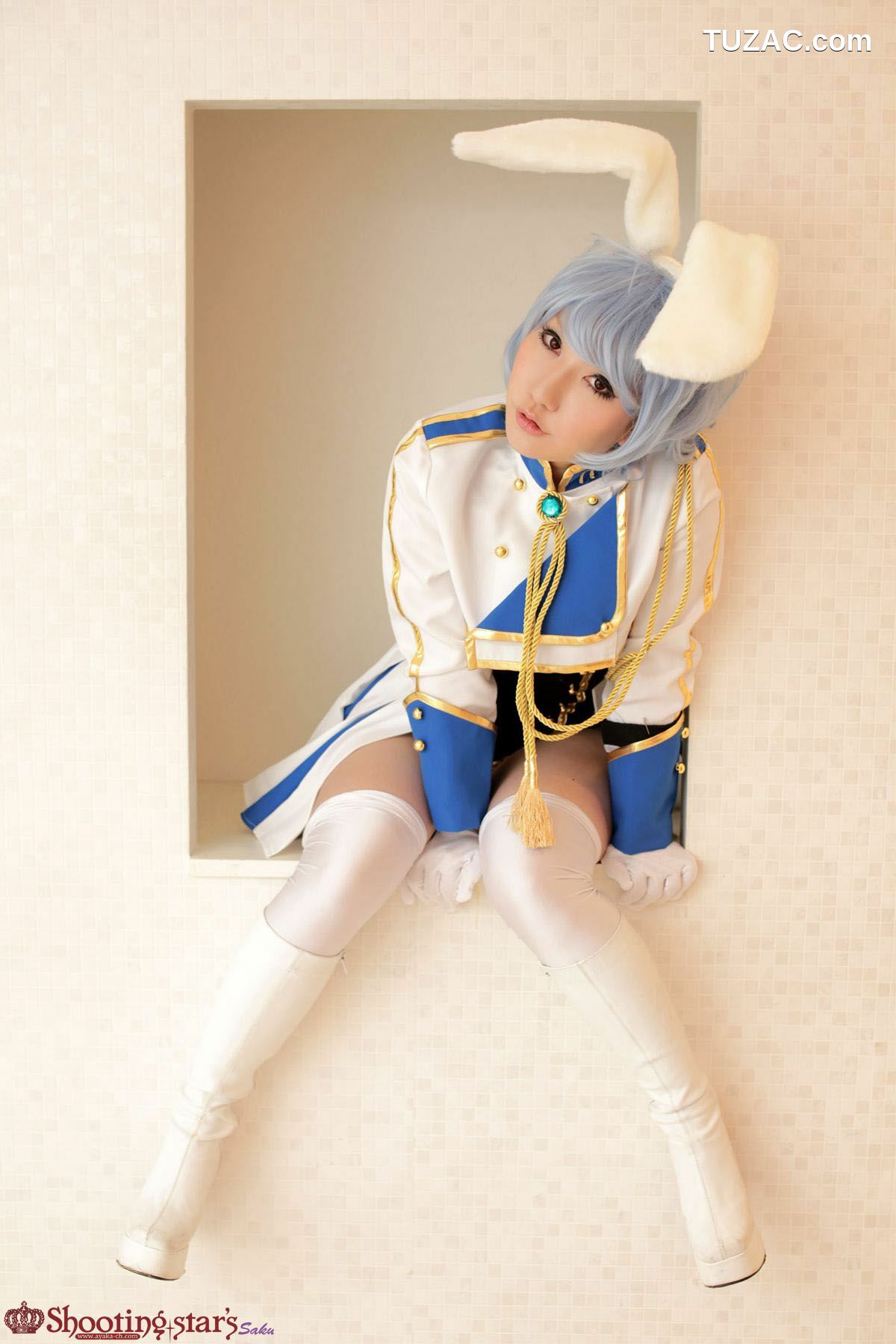 日本CosPlay_绫香 (Saku サク綾香) 《海猫鸣泣之时》谢丝塔45、00、410三姐妹 写真集