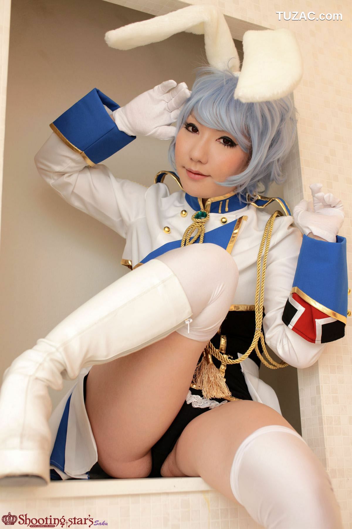 日本CosPlay_绫香 (Saku サク綾香) 《海猫鸣泣之时》谢丝塔45、00、410三姐妹 写真集