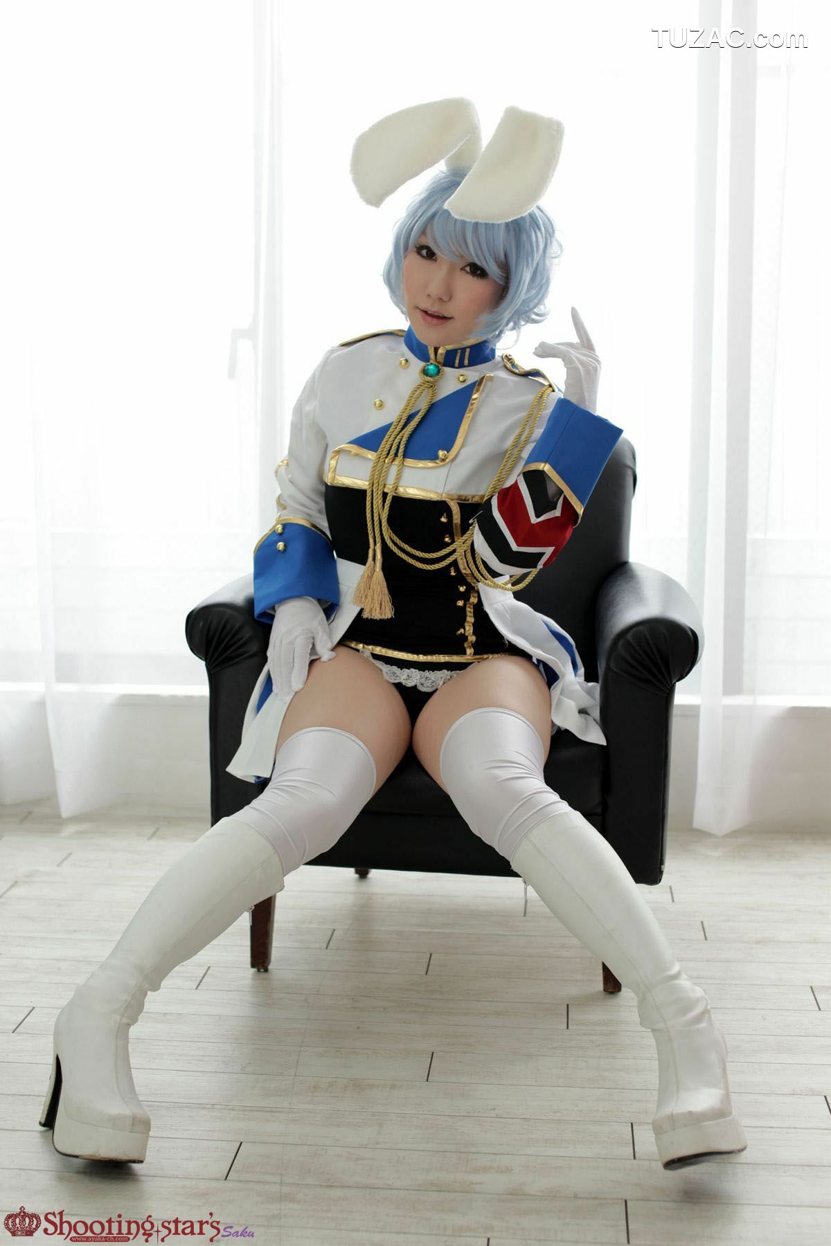 日本CosPlay_绫香 (Saku サク綾香) 《海猫鸣泣之时》谢丝塔45、00、410三姐妹 写真集