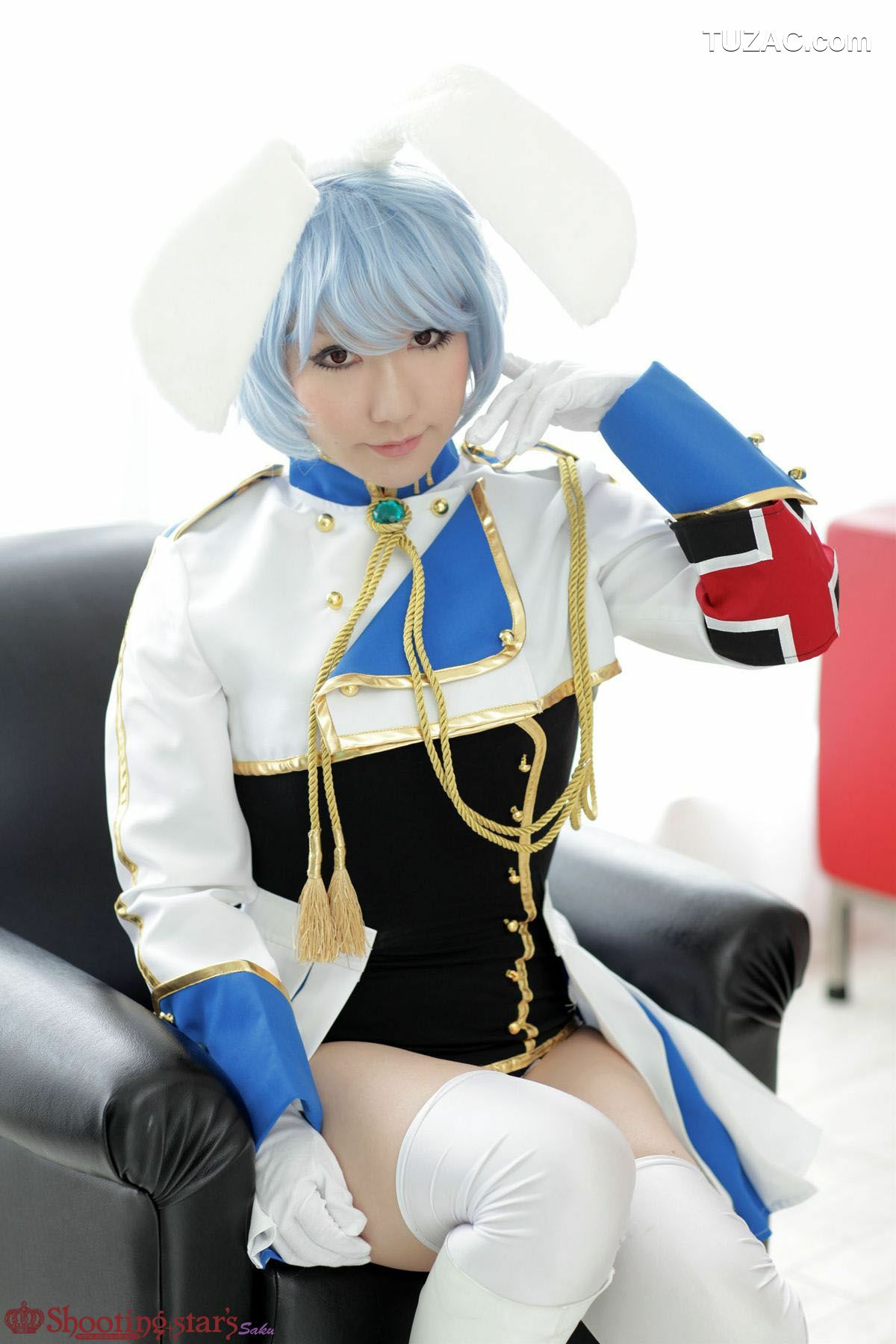 日本CosPlay_绫香 (Saku サク綾香) 《海猫鸣泣之时》谢丝塔45、00、410三姐妹 写真集