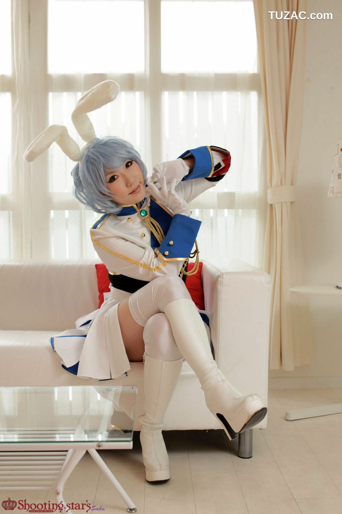 日本CosPlay_绫香 (Saku サク綾香) 《海猫鸣泣之时》谢丝塔45、00、410三姐妹 写真集