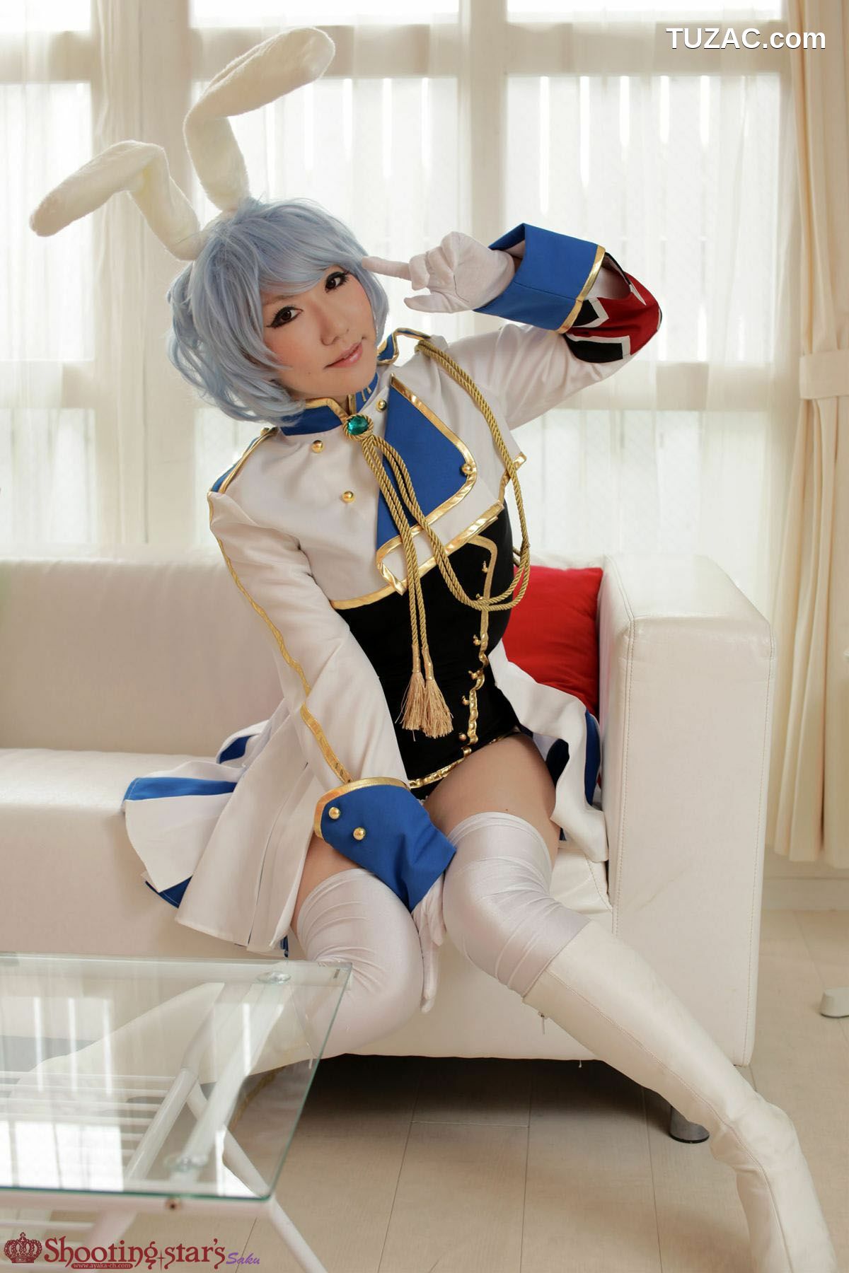 日本CosPlay_绫香 (Saku サク綾香) 《海猫鸣泣之时》谢丝塔45、00、410三姐妹 写真集