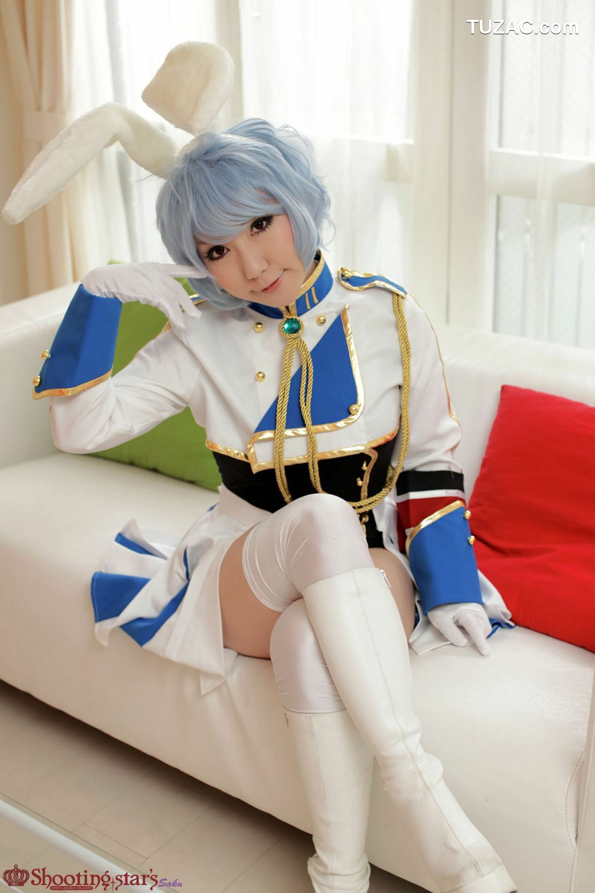 日本CosPlay_绫香 (Saku サク綾香) 《海猫鸣泣之时》谢丝塔45、00、410三姐妹 写真集