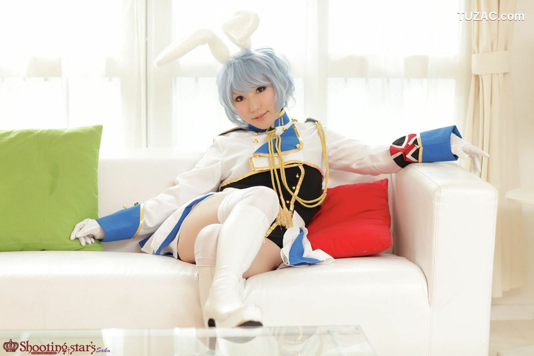 日本CosPlay_绫香 (Saku サク綾香) 《海猫鸣泣之时》谢丝塔45、00、410三姐妹 写真集