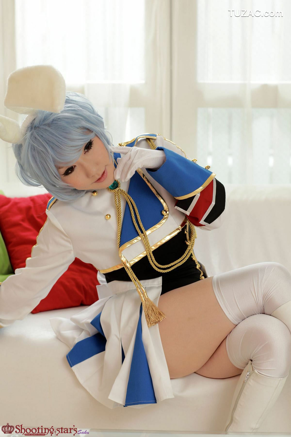 日本CosPlay_绫香 (Saku サク綾香) 《海猫鸣泣之时》谢丝塔45、00、410三姐妹 写真集