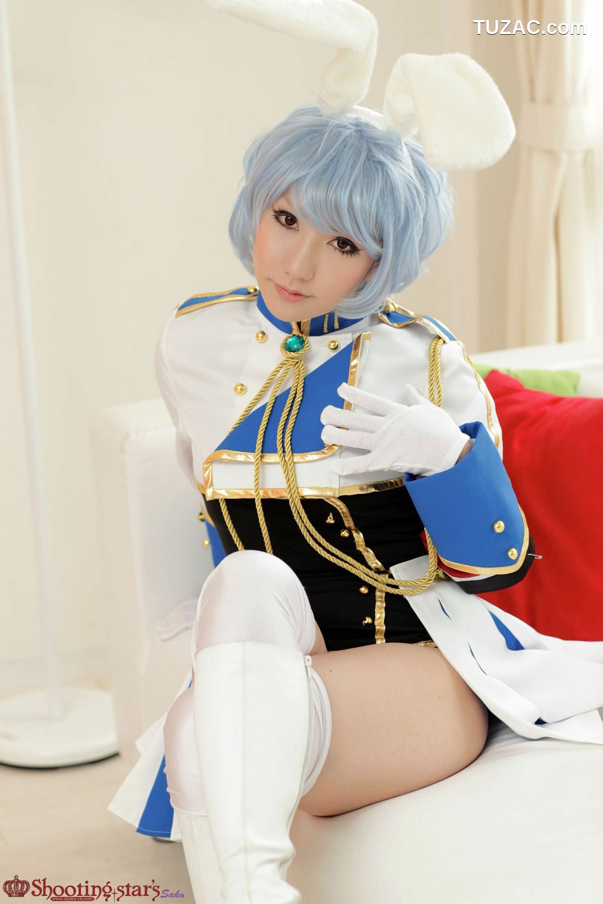 日本CosPlay_绫香 (Saku サク綾香) 《海猫鸣泣之时》谢丝塔45、00、410三姐妹 写真集