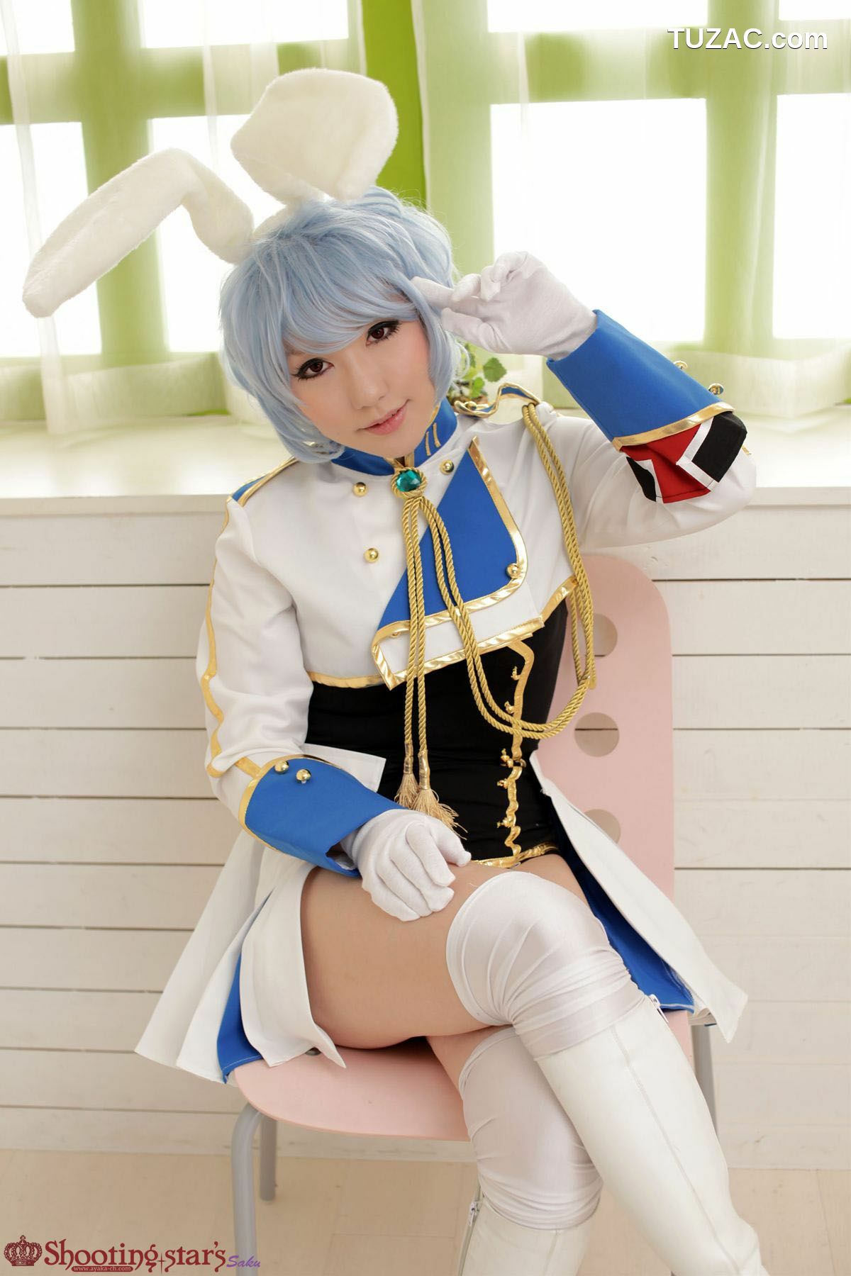 日本CosPlay_绫香 (Saku サク綾香) 《海猫鸣泣之时》谢丝塔45、00、410三姐妹 写真集