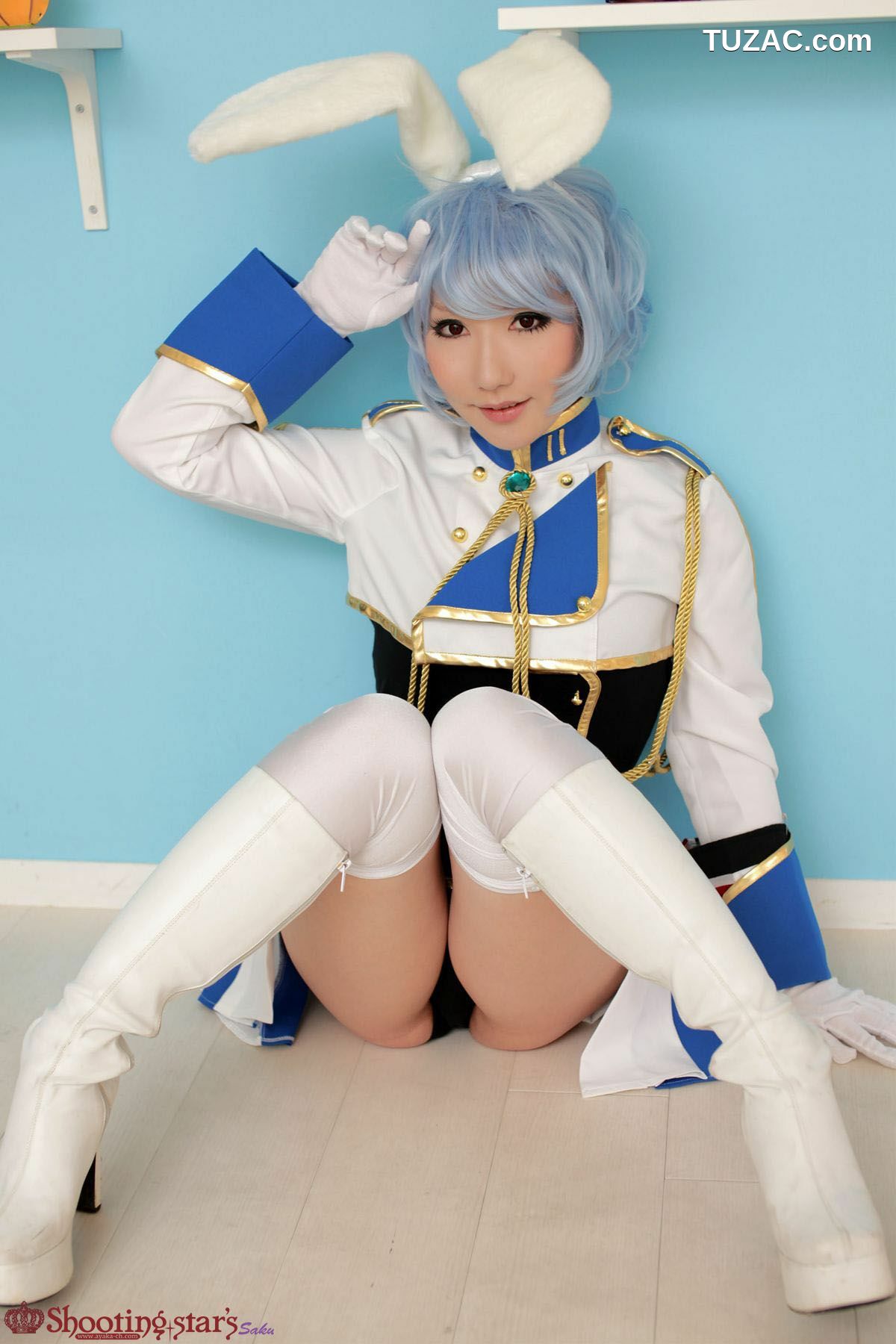 日本CosPlay_绫香 (Saku サク綾香) 《海猫鸣泣之时》谢丝塔45、00、410三姐妹 写真集