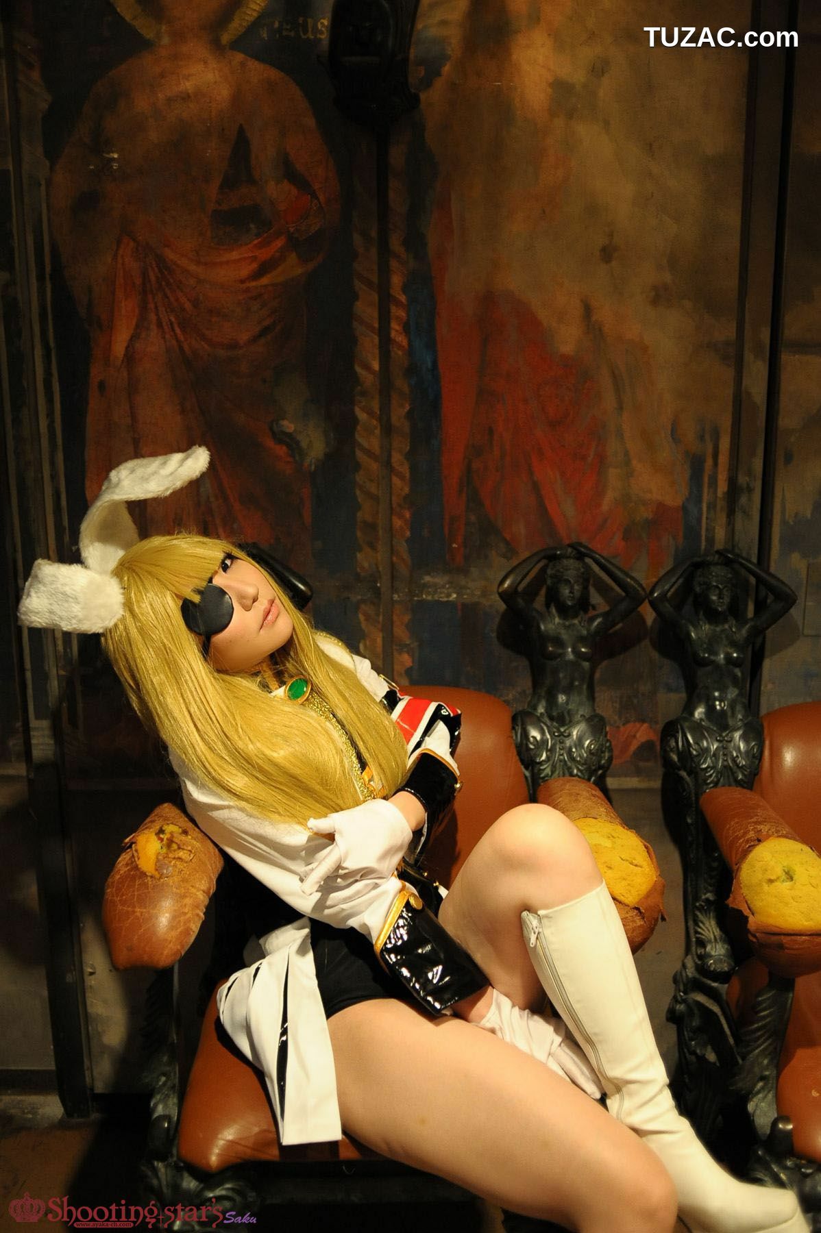 日本CosPlay_绫香 (Saku サク綾香) 《海猫鸣泣之时》谢丝塔45、00、410三姐妹 写真集