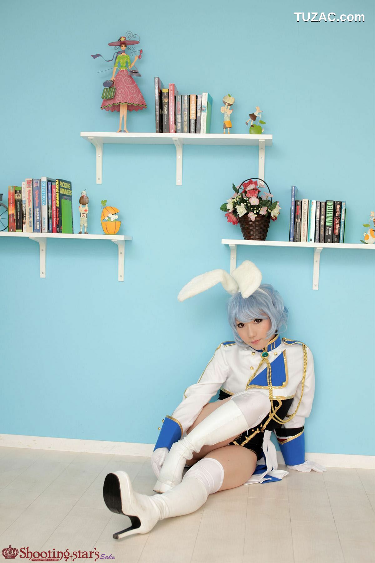 日本CosPlay_绫香 (Saku サク綾香) 《海猫鸣泣之时》谢丝塔45、00、410三姐妹 写真集