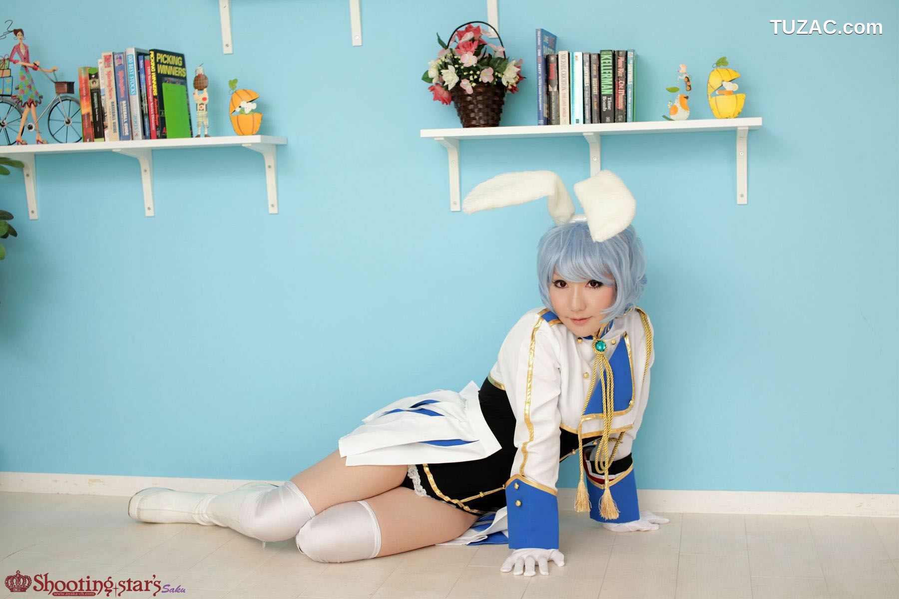 日本CosPlay_绫香 (Saku サク綾香) 《海猫鸣泣之时》谢丝塔45、00、410三姐妹 写真集