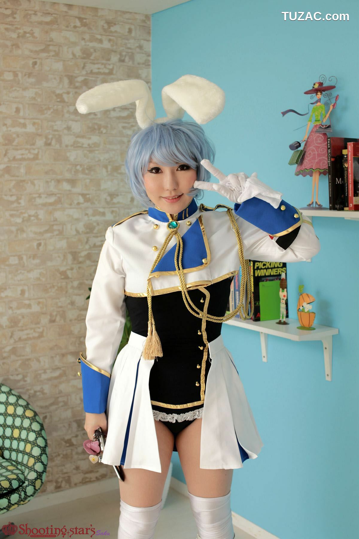 日本CosPlay_绫香 (Saku サク綾香) 《海猫鸣泣之时》谢丝塔45、00、410三姐妹 写真集