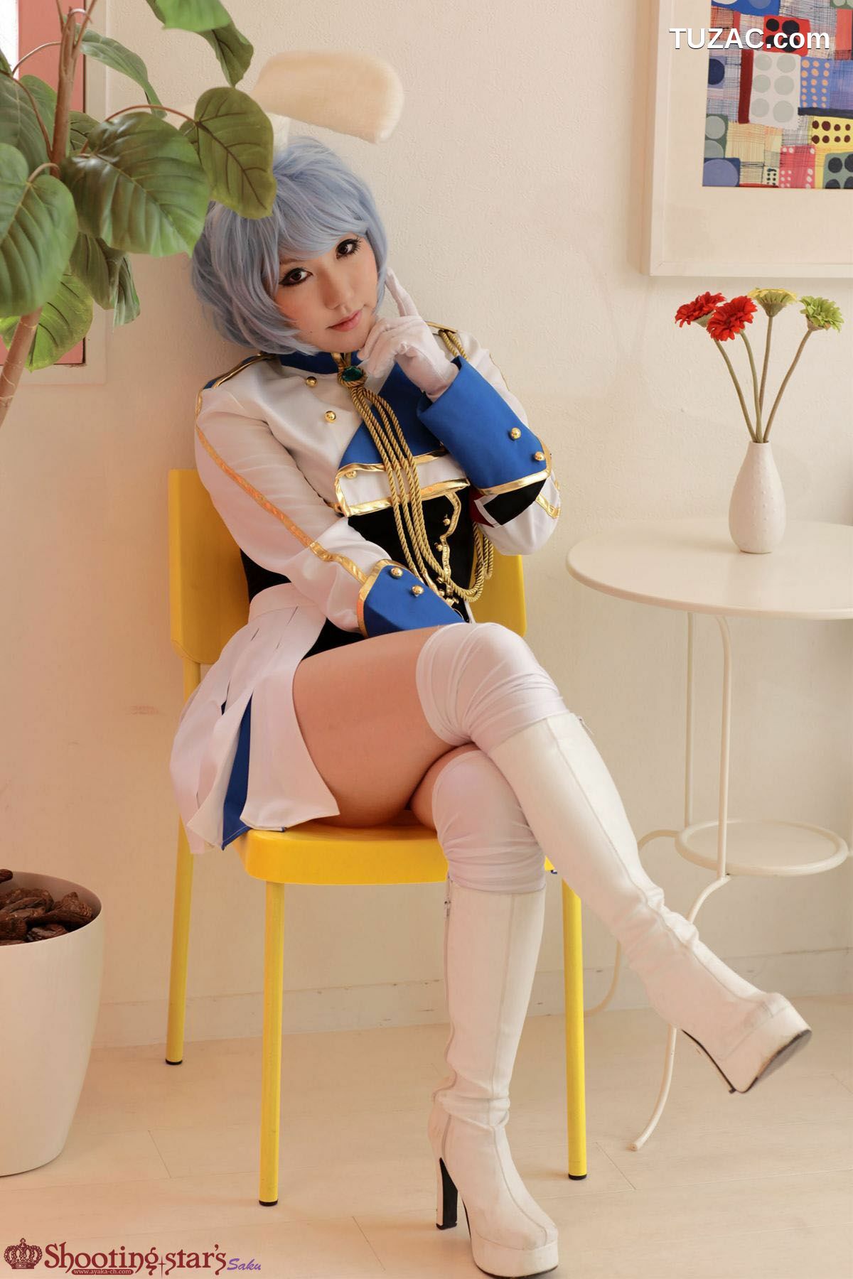 日本CosPlay_绫香 (Saku サク綾香) 《海猫鸣泣之时》谢丝塔45、00、410三姐妹 写真集