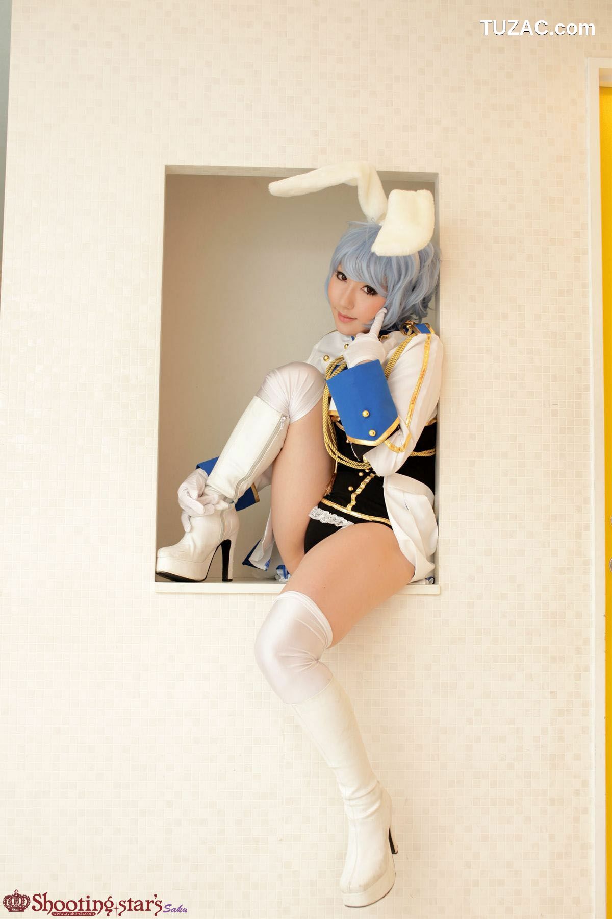 日本CosPlay_绫香 (Saku サク綾香) 《海猫鸣泣之时》谢丝塔45、00、410三姐妹 写真集