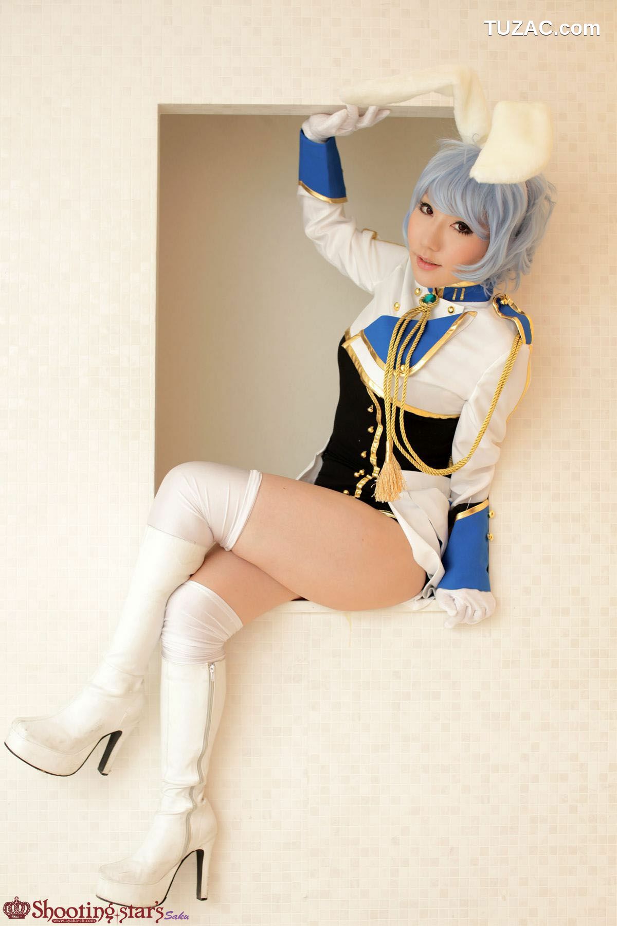 日本CosPlay_绫香 (Saku サク綾香) 《海猫鸣泣之时》谢丝塔45、00、410三姐妹 写真集