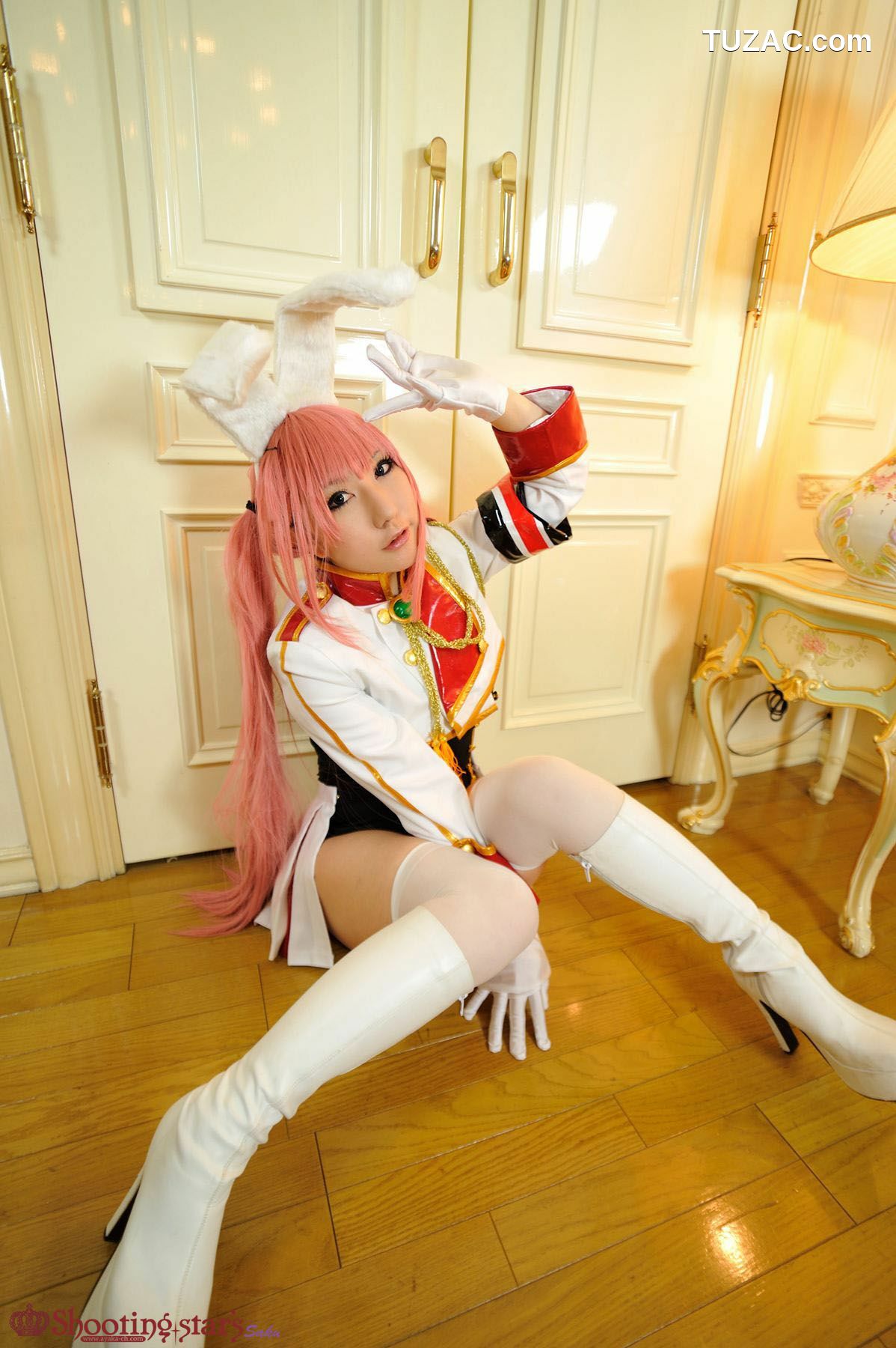 日本CosPlay_绫香 (Saku サク綾香) 《海猫鸣泣之时》谢丝塔45、00、410三姐妹 写真集