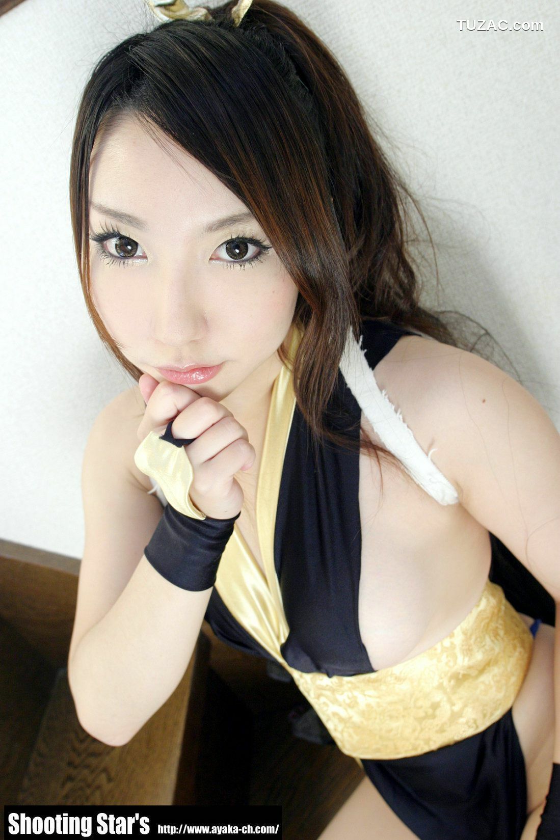日本CosPlay_绫香 (Sakuサク) 《Garou Densetsu》Shiranui Mai [Shooting Star's] 写真集[55P]
