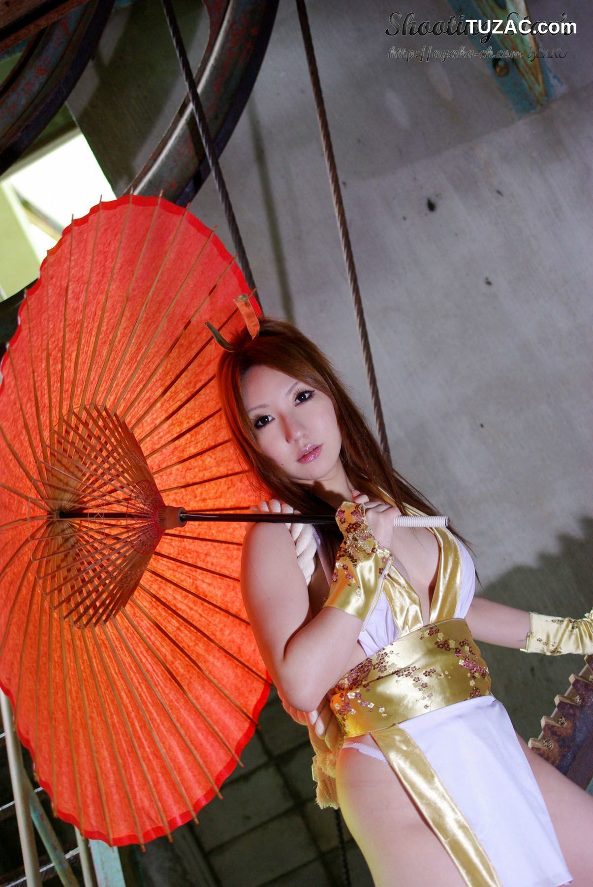 日本CosPlay_绫香 (Sakuサク) 《Garou Densetsu》Shiranui Mai 2 写真集[100P]