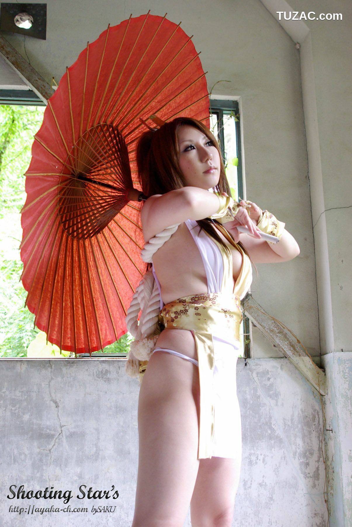 日本CosPlay_绫香 (Sakuサク) 《Garou Densetsu》Shiranui Mai 2 写真集[100P]