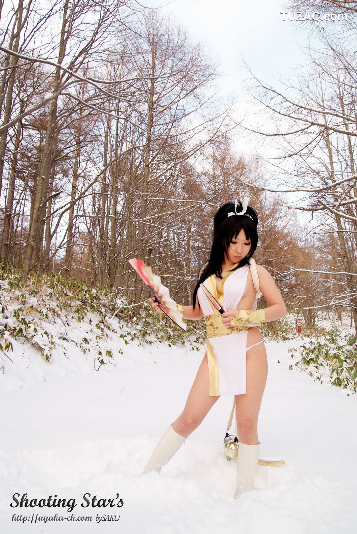 日本CosPlay_绫香 (Sakuサク) 《Garou Densetsu》Shiranui Mai 2 写真集[100P]