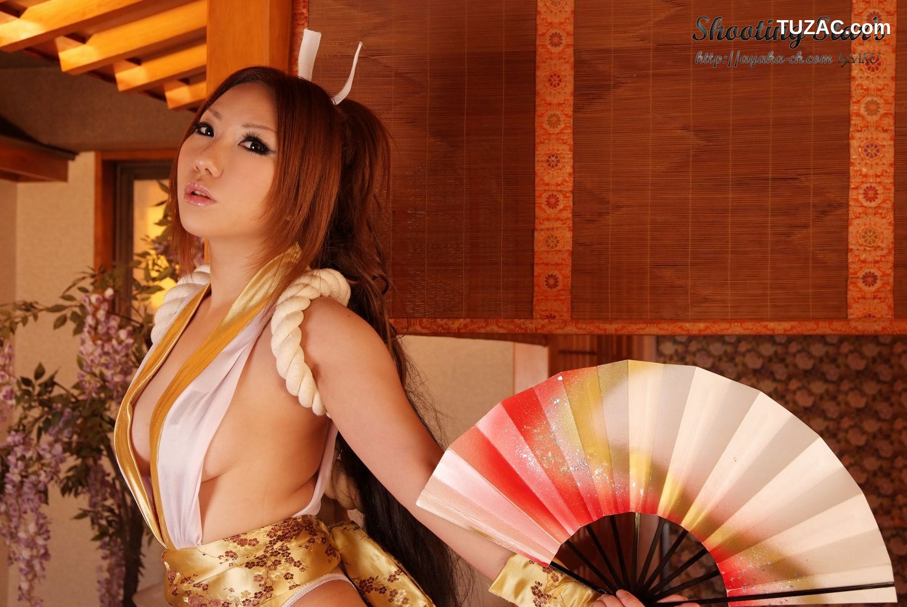 日本CosPlay_绫香 (Sakuサク) 《Garou Densetsu》Shiranui Mai 2 写真集[100P]