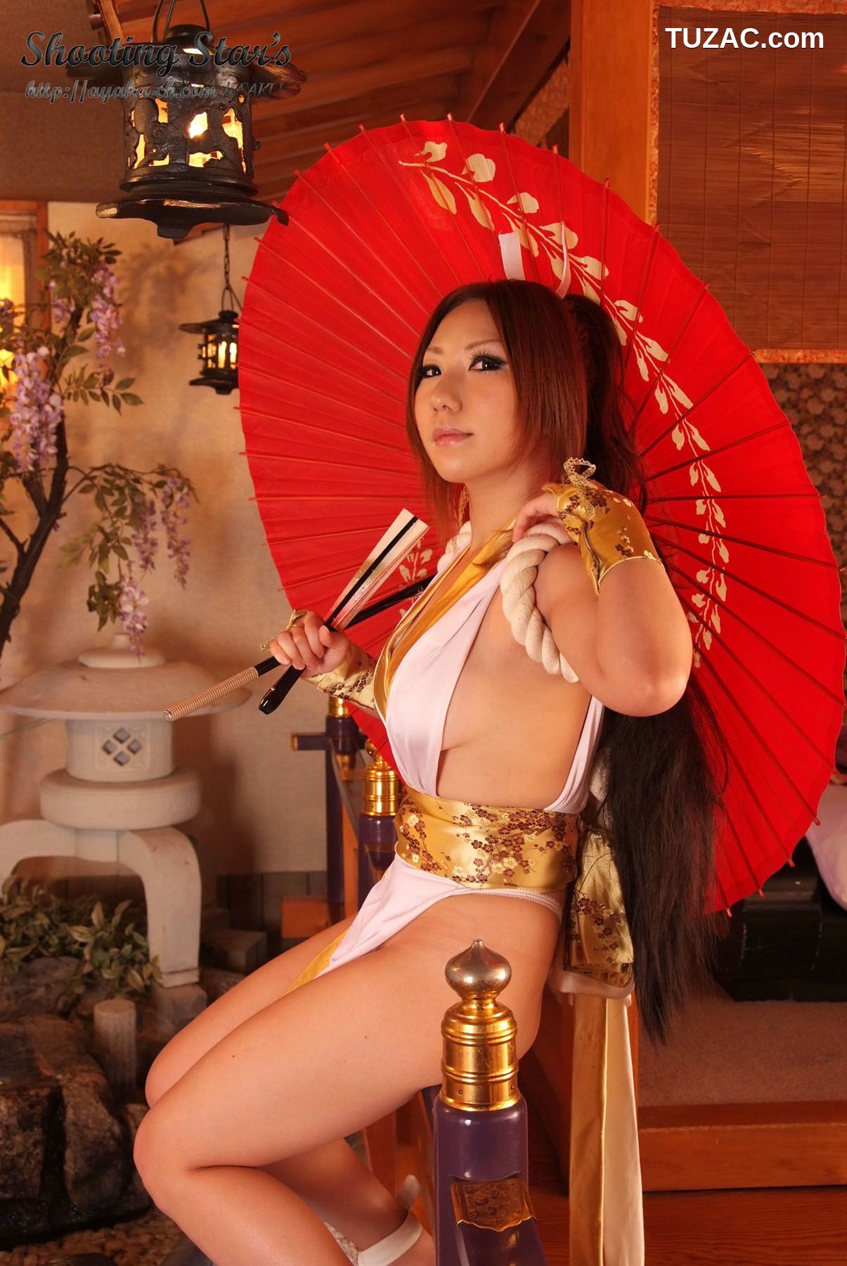 日本CosPlay_绫香 (Sakuサク) 《Garou Densetsu》Shiranui Mai 2 写真集[100P]