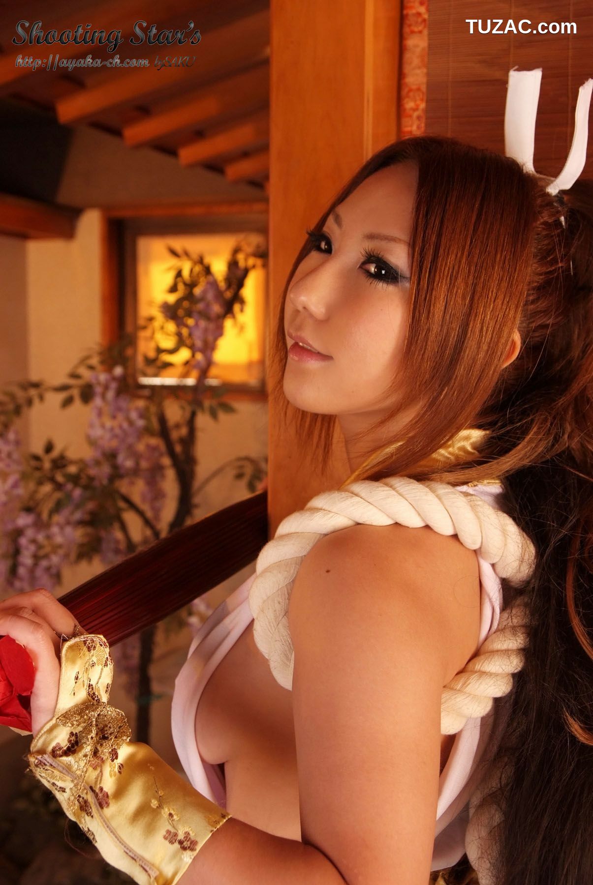 日本CosPlay_绫香 (Sakuサク) 《Garou Densetsu》Shiranui Mai 2 写真集[100P]