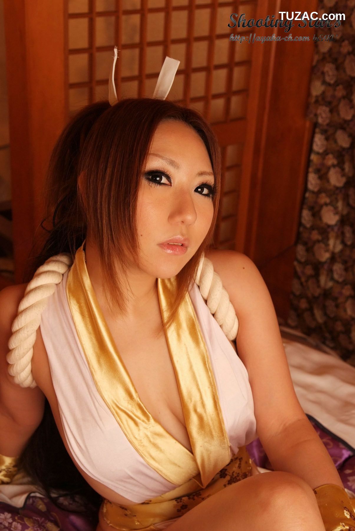 日本CosPlay_绫香 (Sakuサク) 《Garou Densetsu》Shiranui Mai 2 写真集[100P]