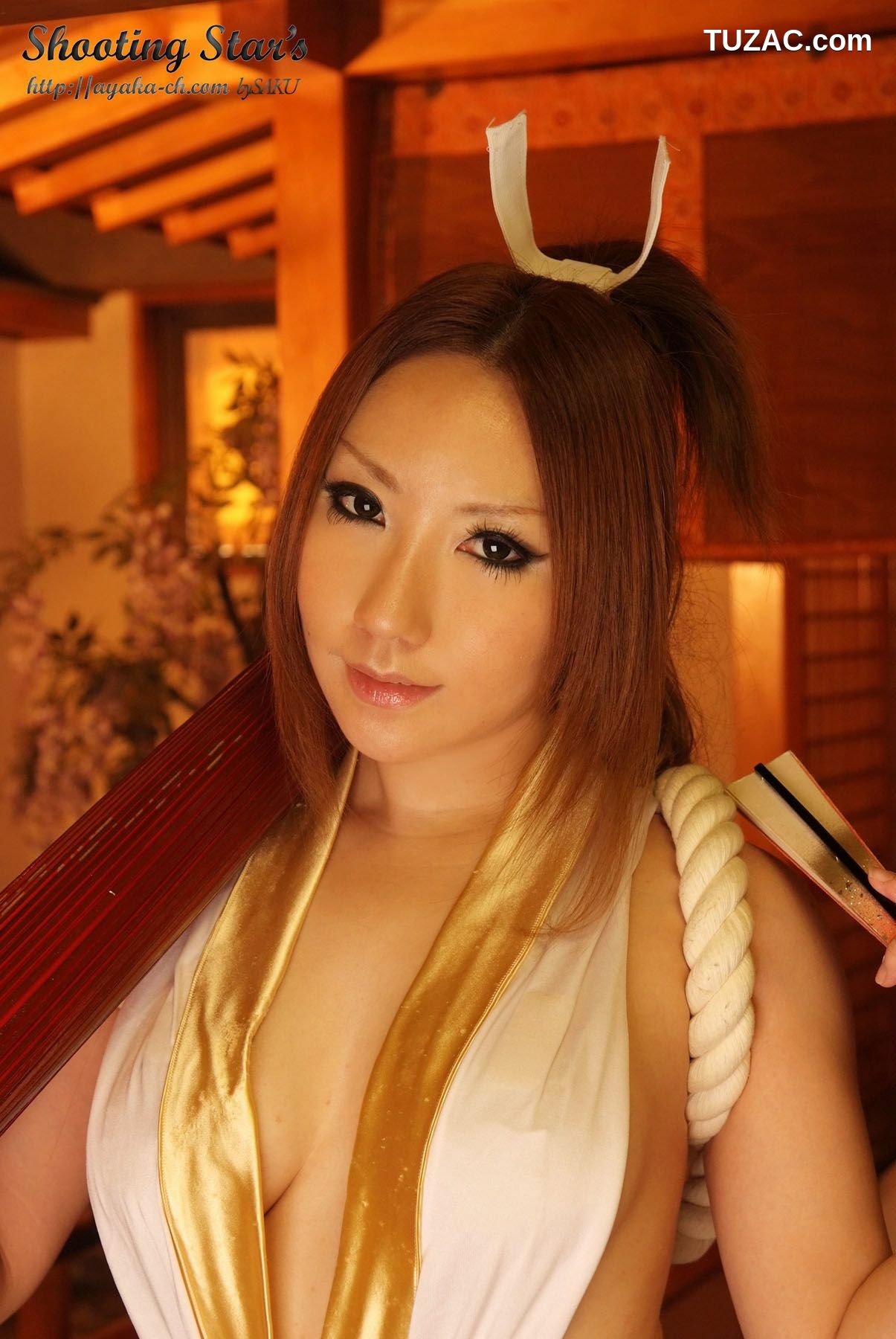 日本CosPlay_绫香 (Sakuサク) 《Garou Densetsu》Shiranui Mai 2 写真集[100P]