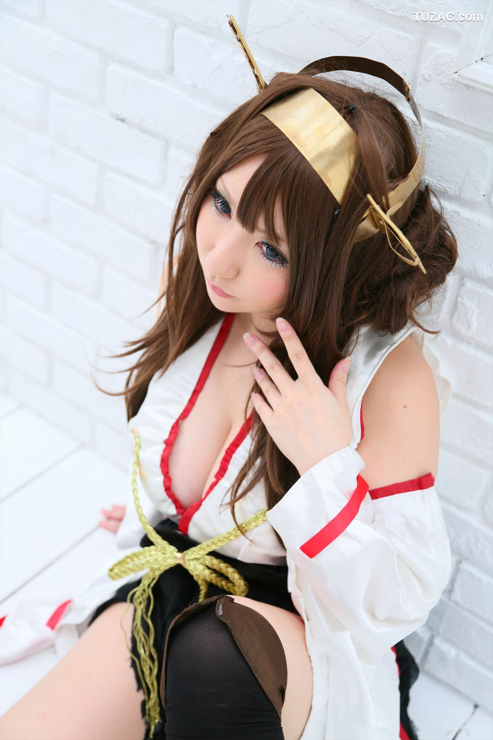 日本CosPlay_绫香 (Sakuサク) 《Kantai Collection》Kongou 第二部 写真集[110P]