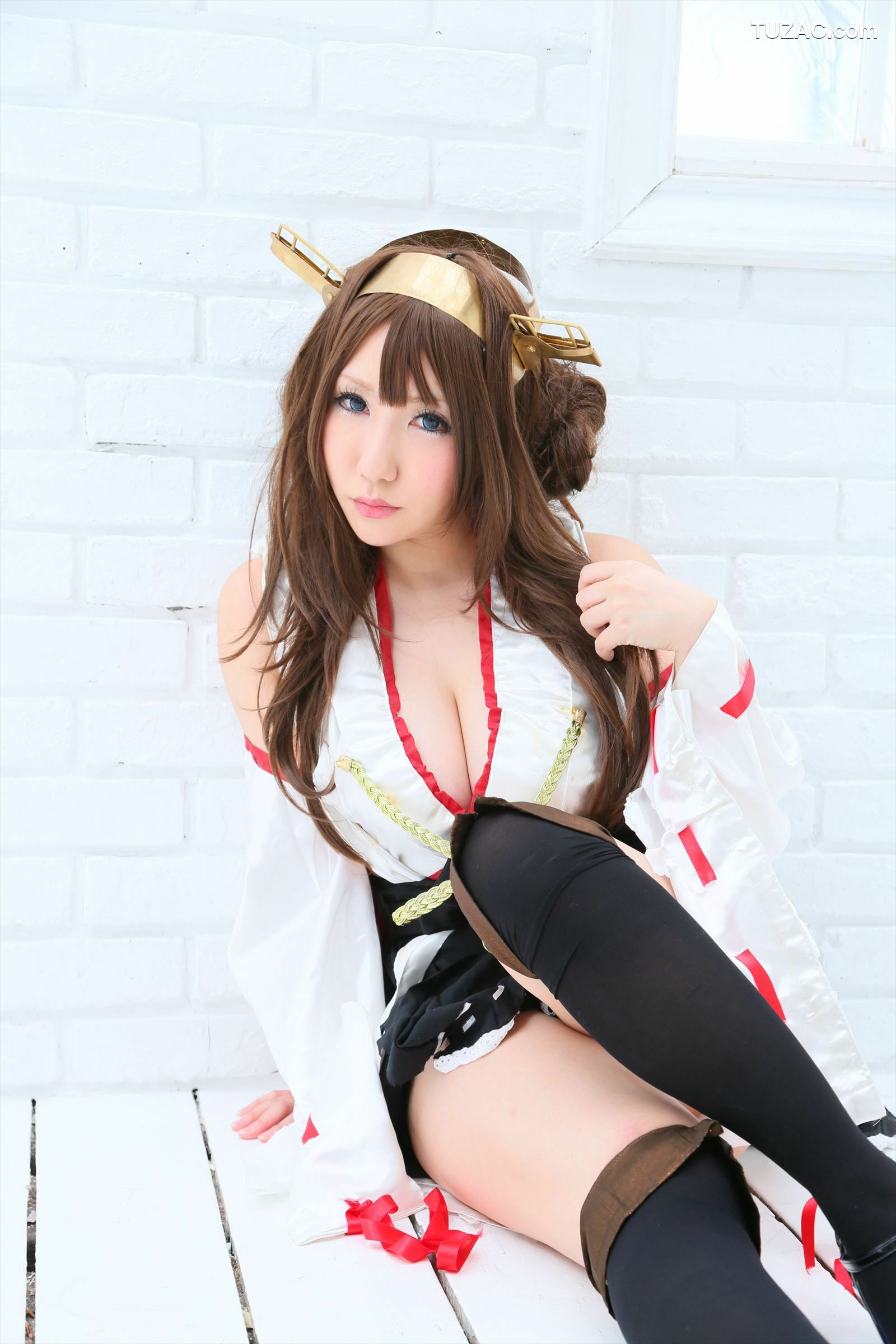 日本CosPlay_绫香 (Sakuサク) 《Kantai Collection》Kongou 第二部 写真集[110P]