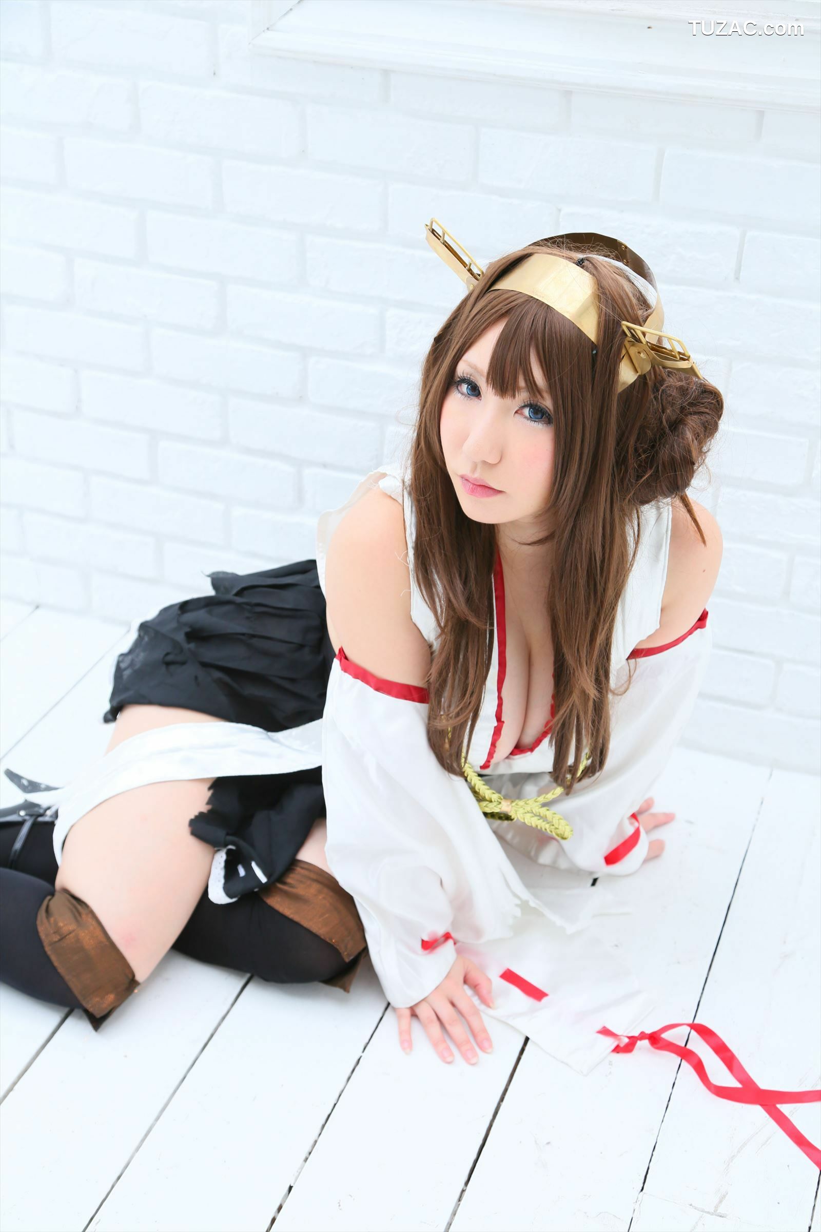 日本CosPlay_绫香 (Sakuサク) 《Kantai Collection》Kongou 第二部 写真集[110P]