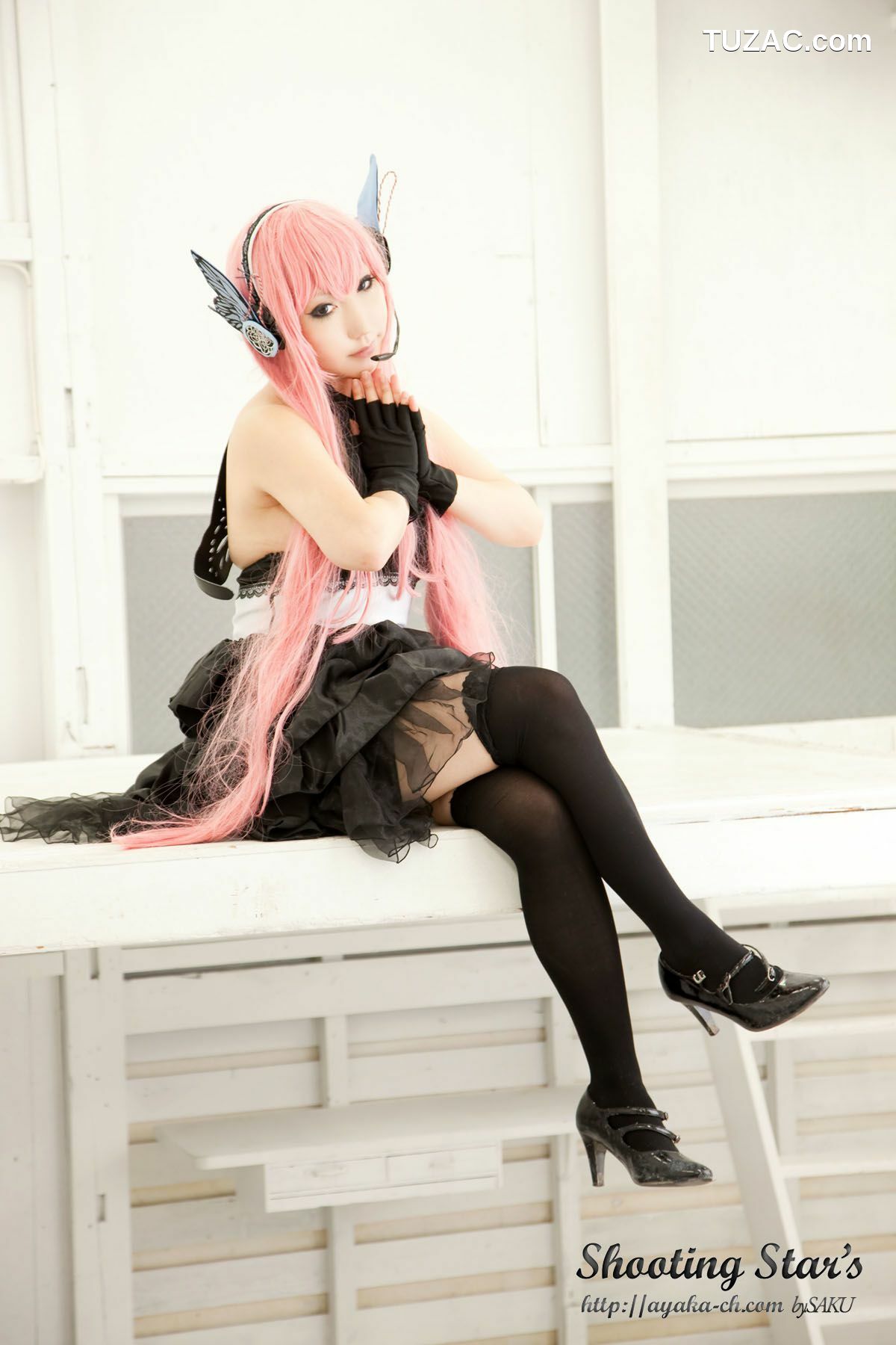 日本CosPlay_绫香 (Sakuサク) 《VOCALOID》 Megurine Luka 写真集[133P]